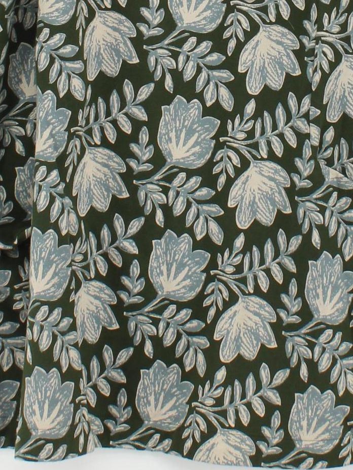 SEASALT CORNWALL Women's Top UK 16 Green Cotton with Elastane Tunic - Image 4