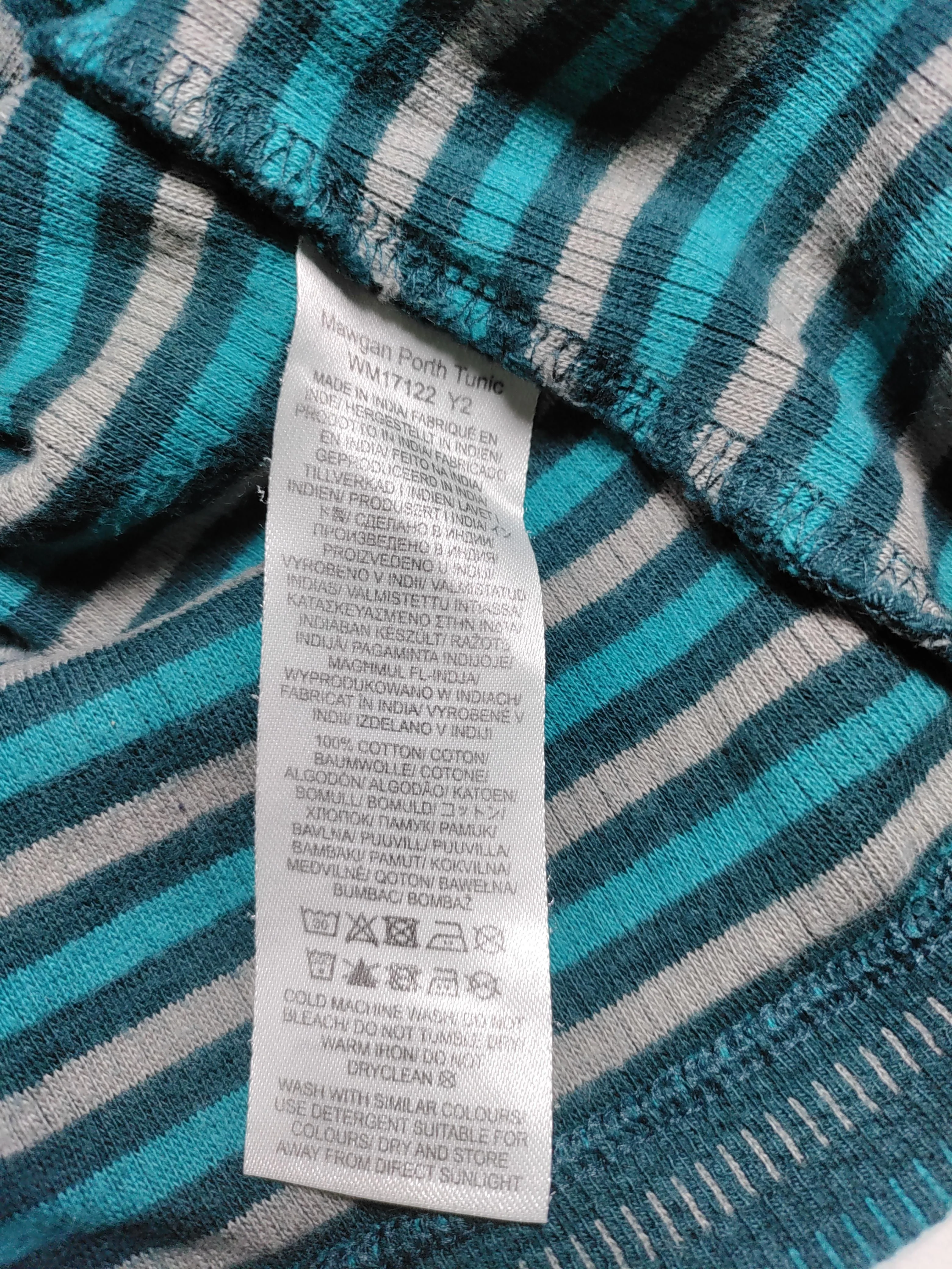 SEASALT CORNWALL Women's Top UK 16 Multi 100% Cotton Tunic - Image 6