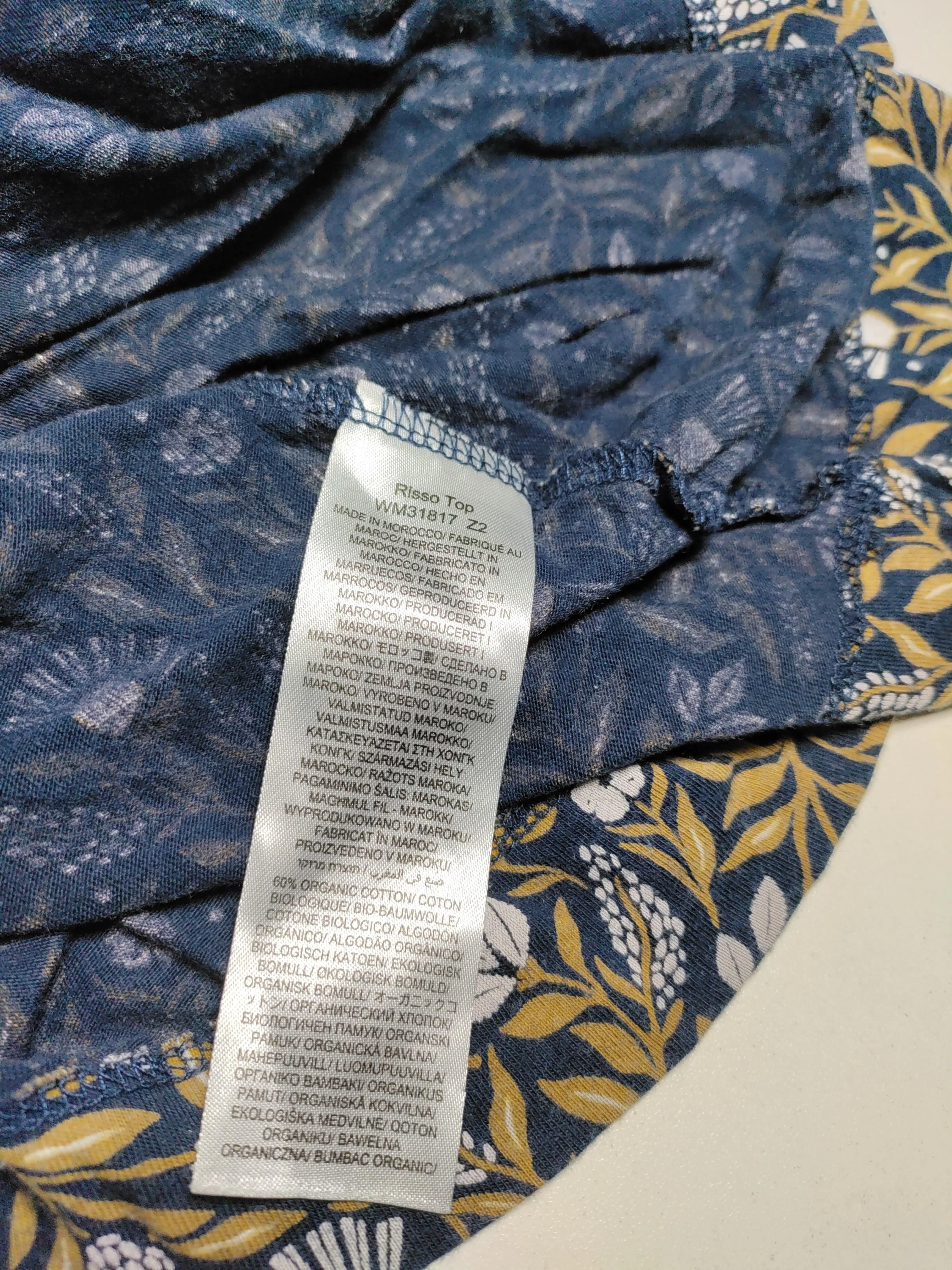 SEASALT CORNWALL Women's Top UK 16 Multi 100% Cotton Tunic - Image 6