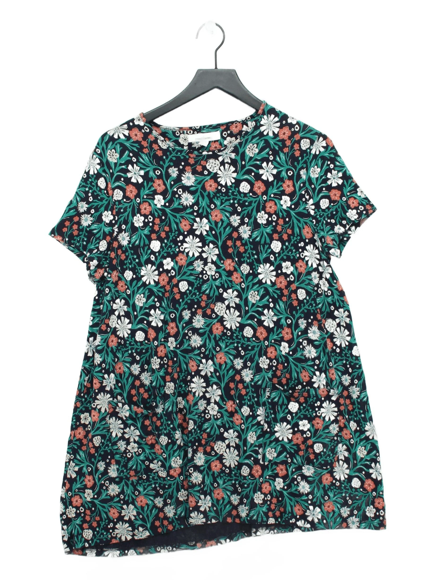 SEASALT CORNWALL Women's Top UK 16 Multi 100% Viscose Tunic