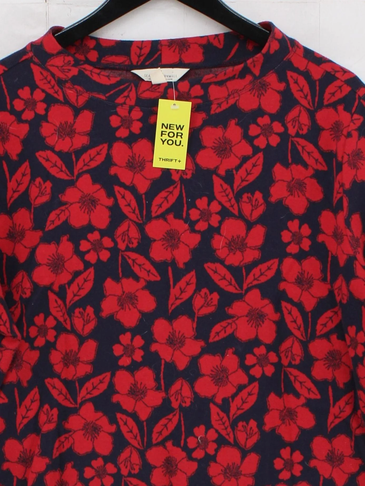 SEASALT CORNWALL Women's Top UK 18 Multi 100% Cotton Basic - Image 3