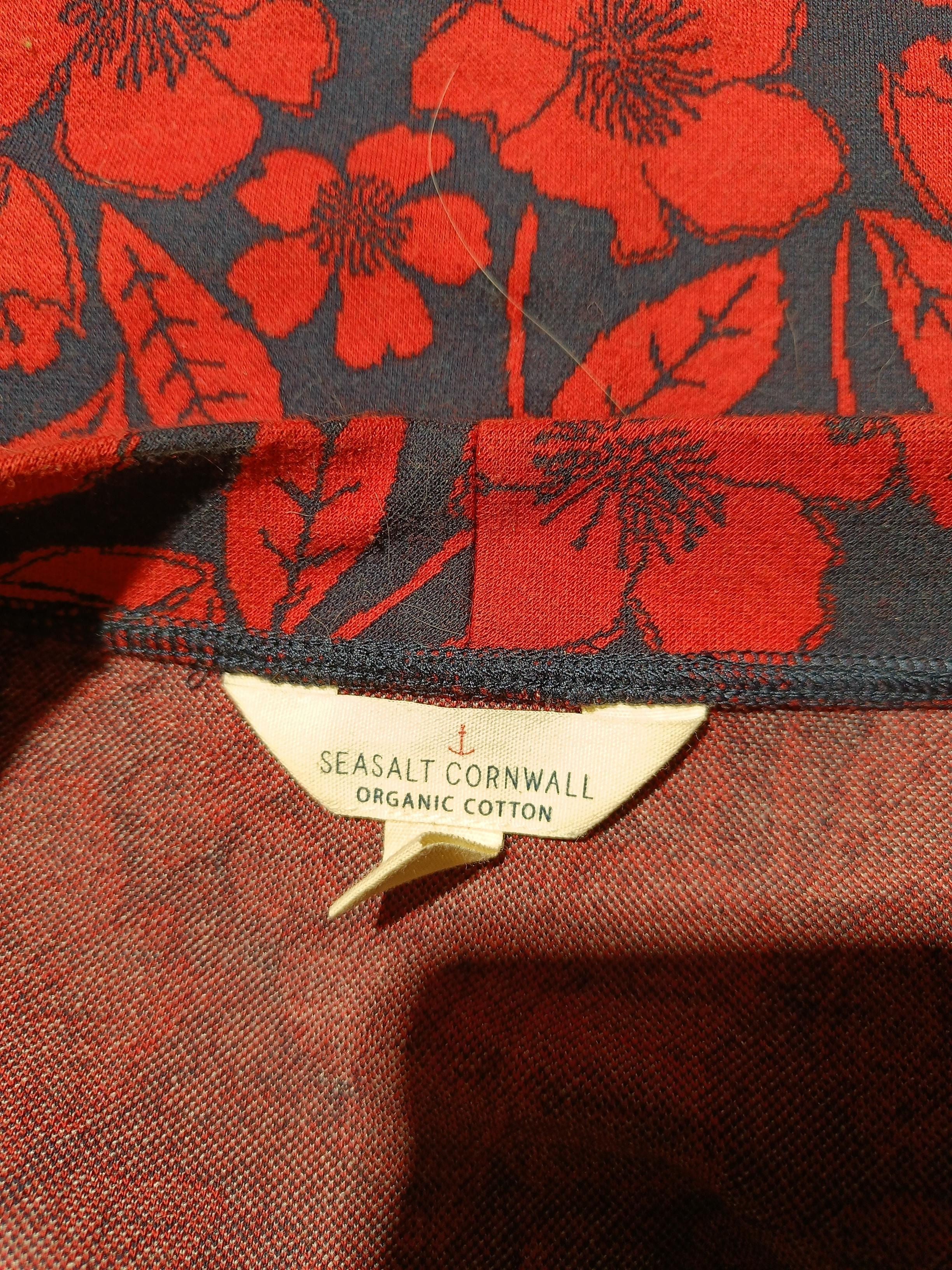 SEASALT CORNWALL Women's Top UK 18 Multi 100% Cotton Basic - Image 5