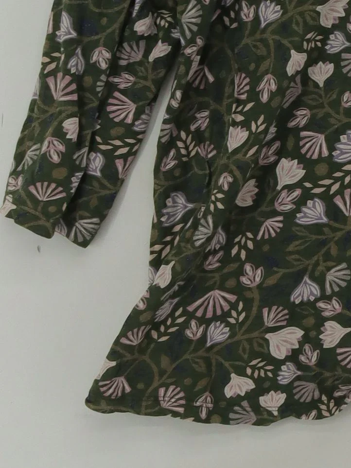 SEASALT CORNWALL Women's Top UK 20 Green 100% Cotton Basic - Image 4