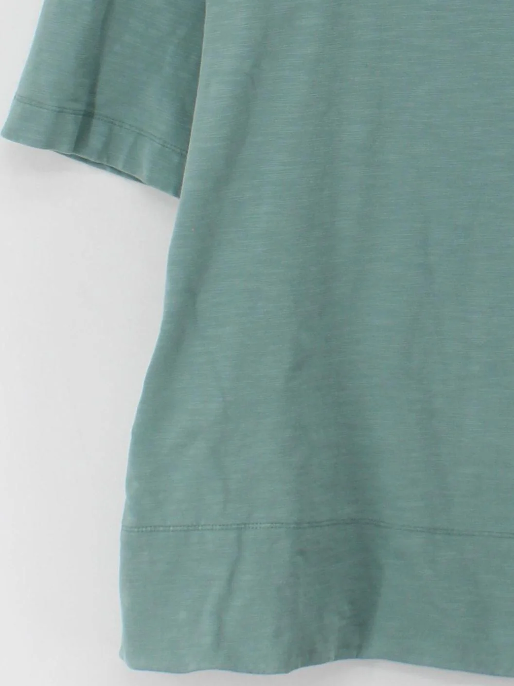 SEASALT CORNWALL Women's Top UK 20 Green Cotton with Elastane Tunic - Image 4