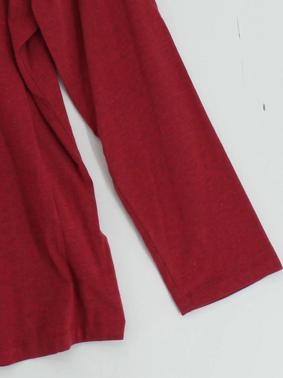 SEASALT CORNWALL Women's Top UK 22 Red Cotton with Elastane Basic - Image 4
