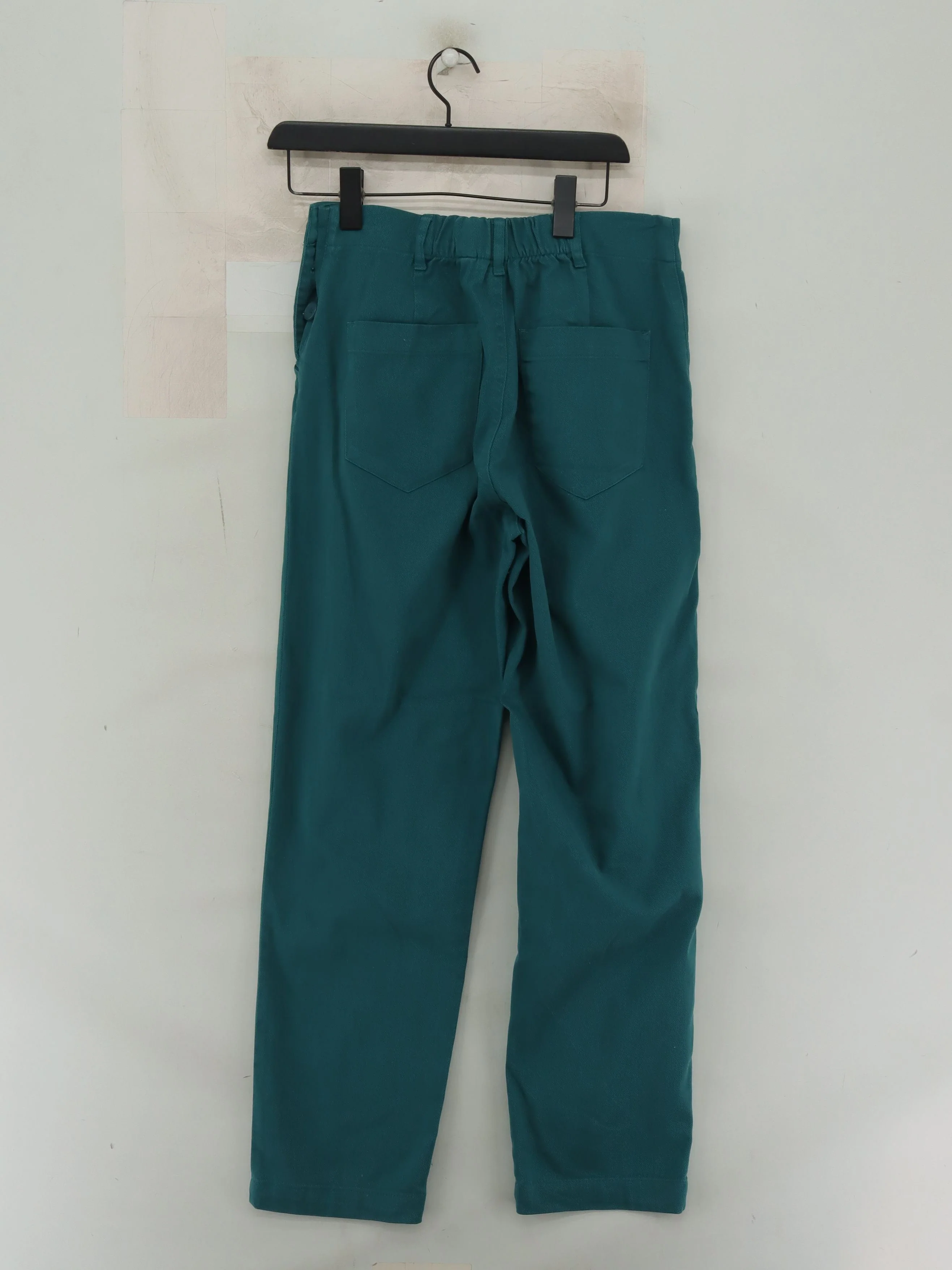 SEASALT CORNWALL Women's Trousers S Green Cotton with Elastane Straight Chino - Image 2