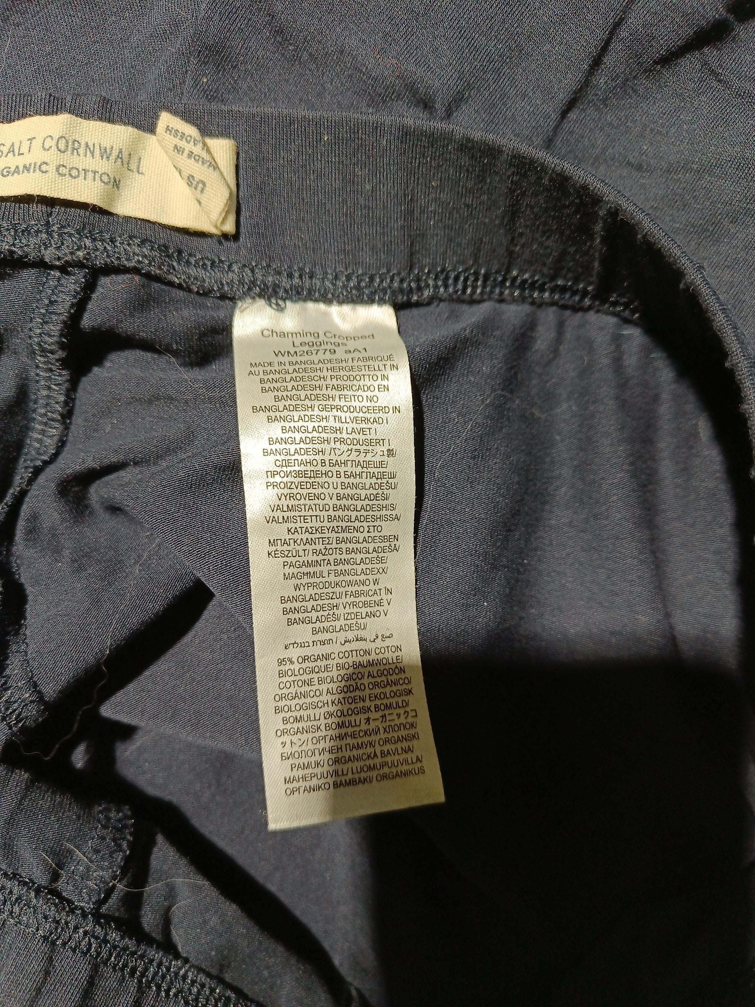 SEASALT CORNWALL Women's Trousers UK 16 Blue Cotton with Elastane Cropped - Image 8