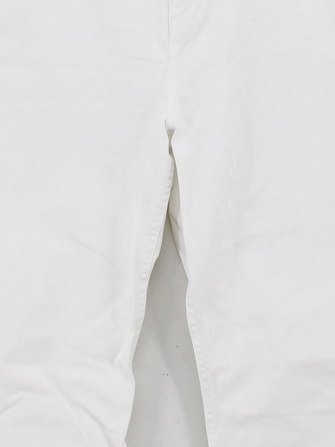 SEASALT CORNWALL Women's Trousers UK 16 White Cotton with Elastane Capri - Image 3