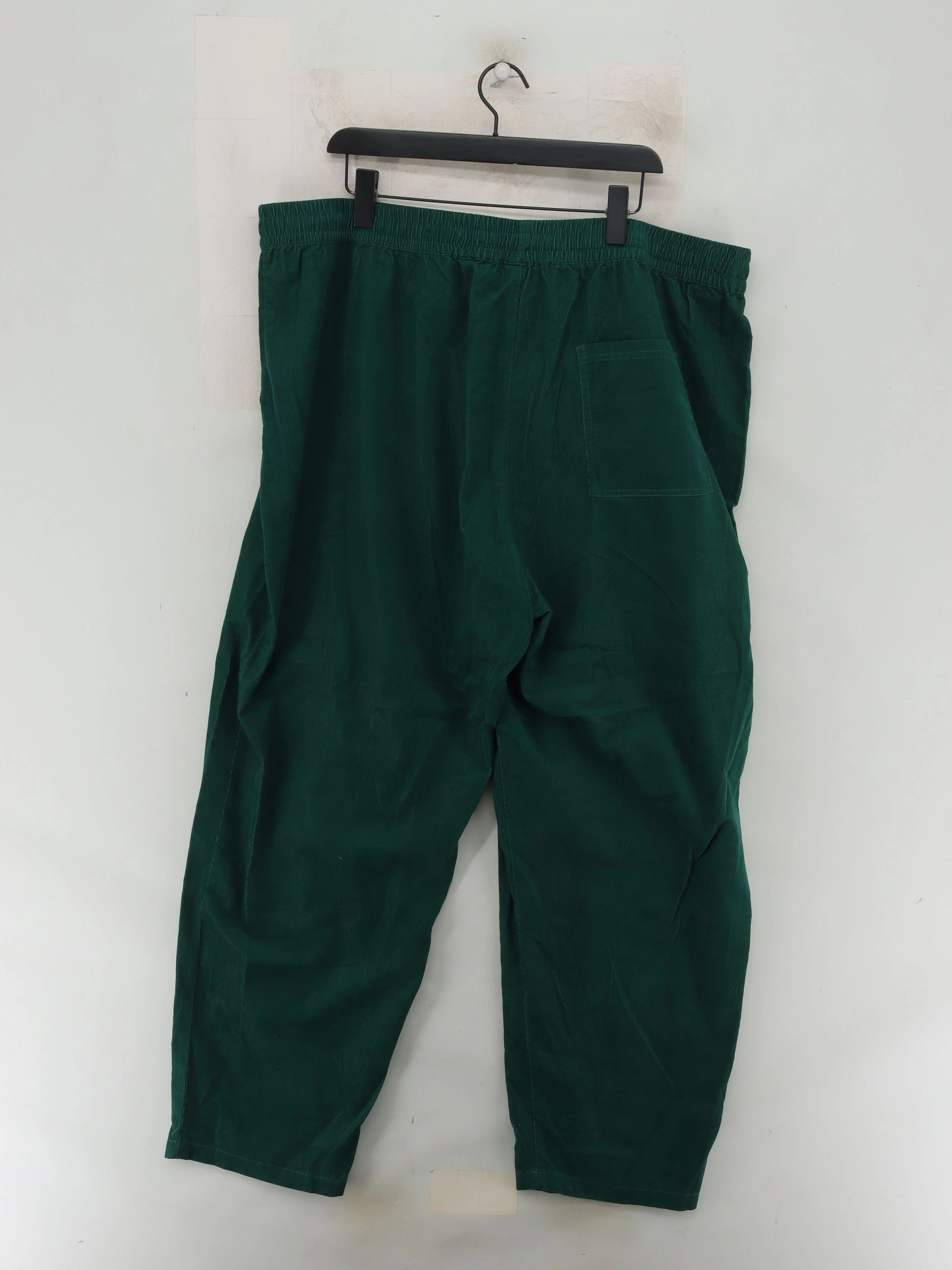 SEASALT CORNWALL Women's Trousers UK 26 Green 100% Cotton Tapered Sweatpants - Image 2