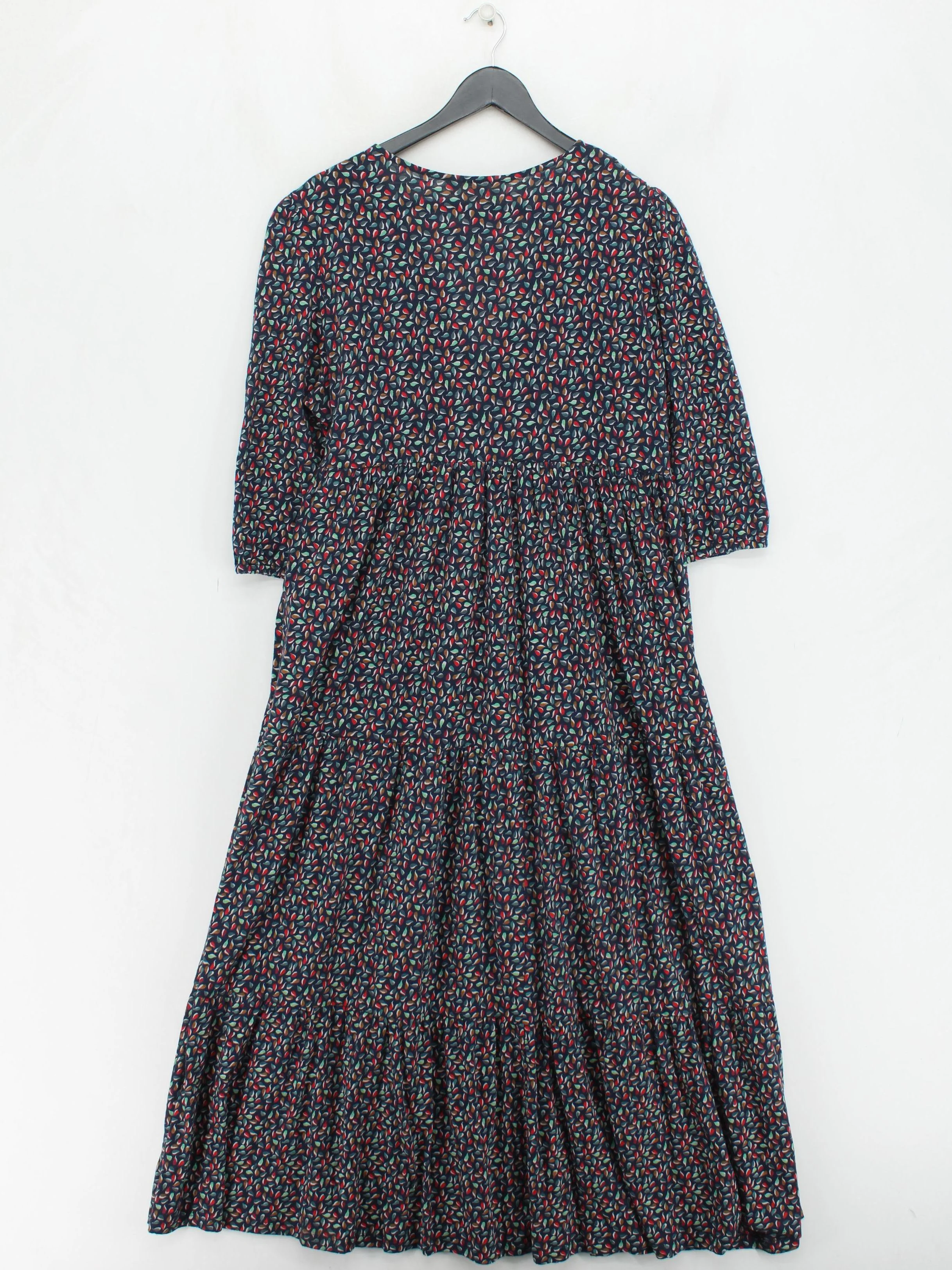 SEASALT CORNWALL Wrap Maxi Dress UK14 in Multi - Image 2