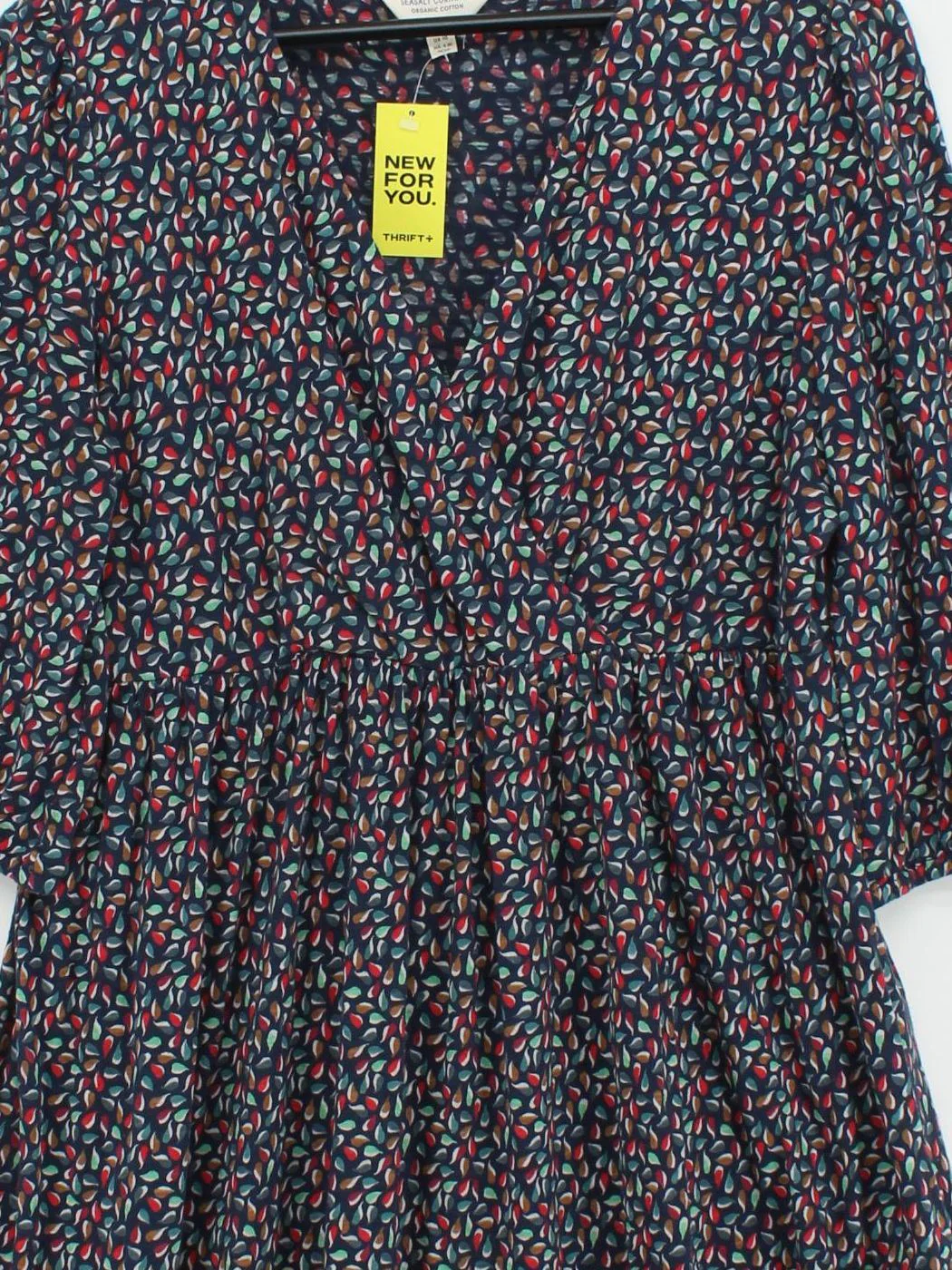 SEASALT CORNWALL Wrap Maxi Dress UK14 in Multi - Image 3