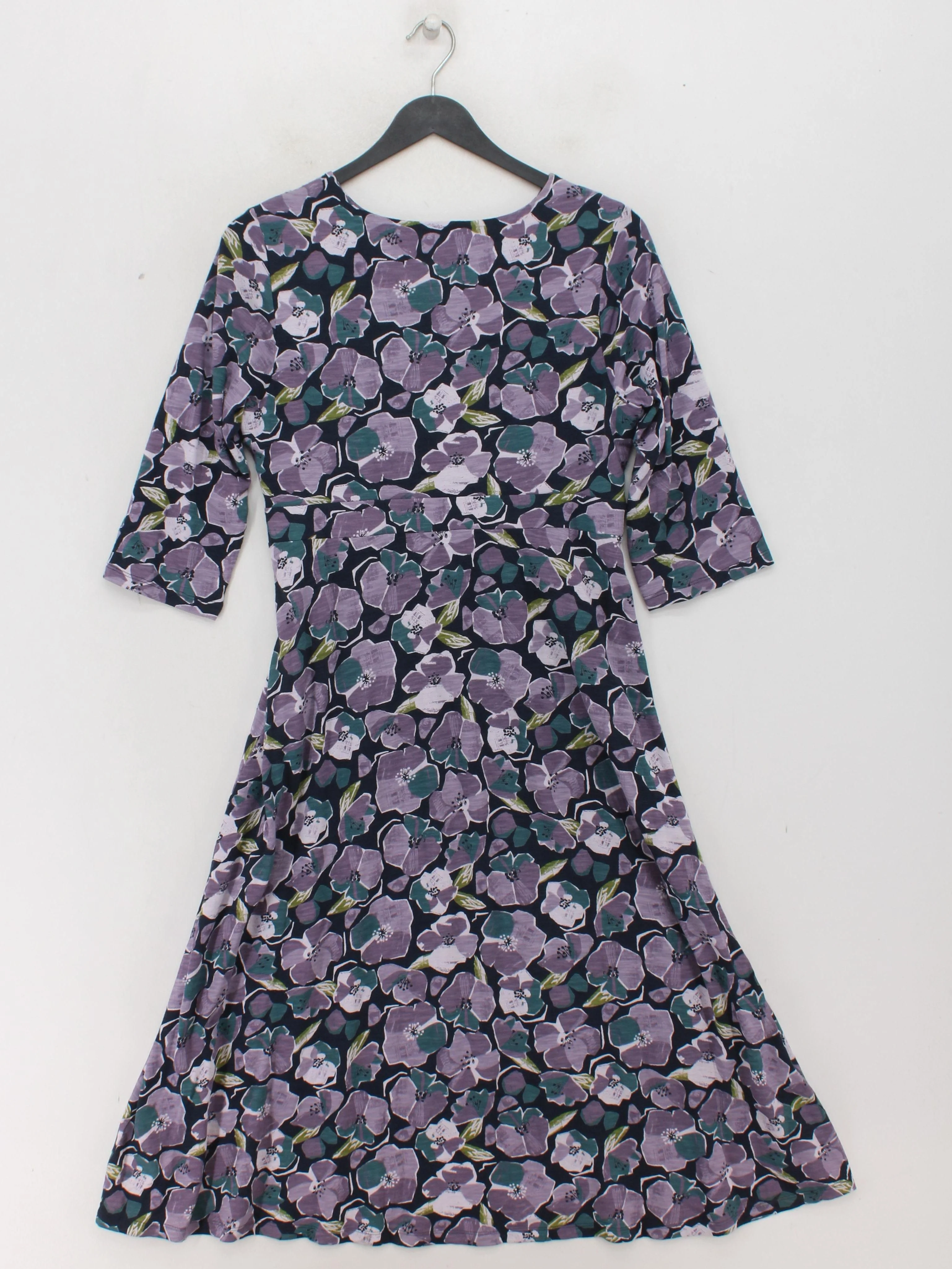 SEASALT CORNWALL Wrap Midi Dress UK10 in Multi - Image 2
