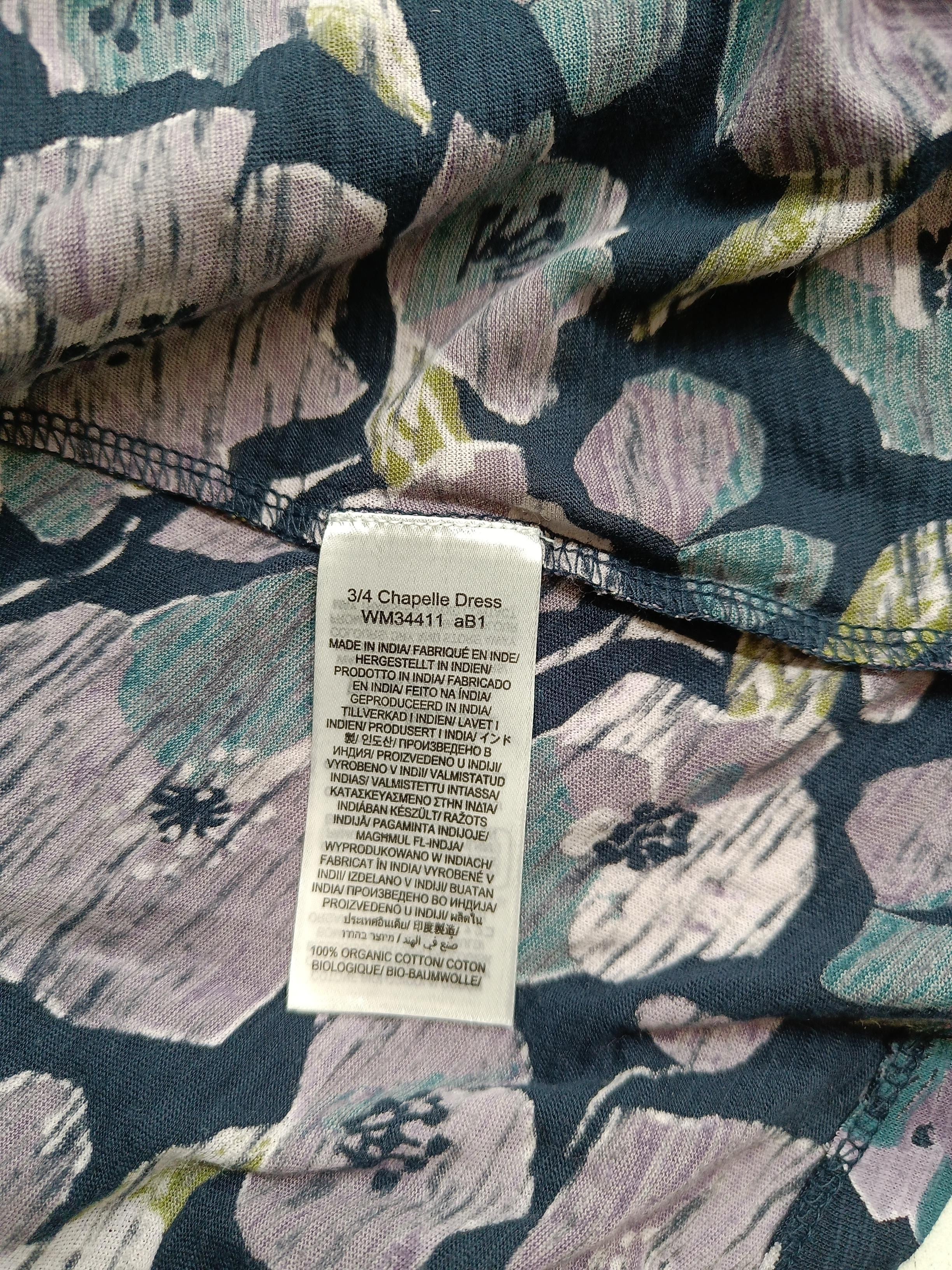 SEASALT CORNWALL Wrap Midi Dress UK10 in Multi - Image 6