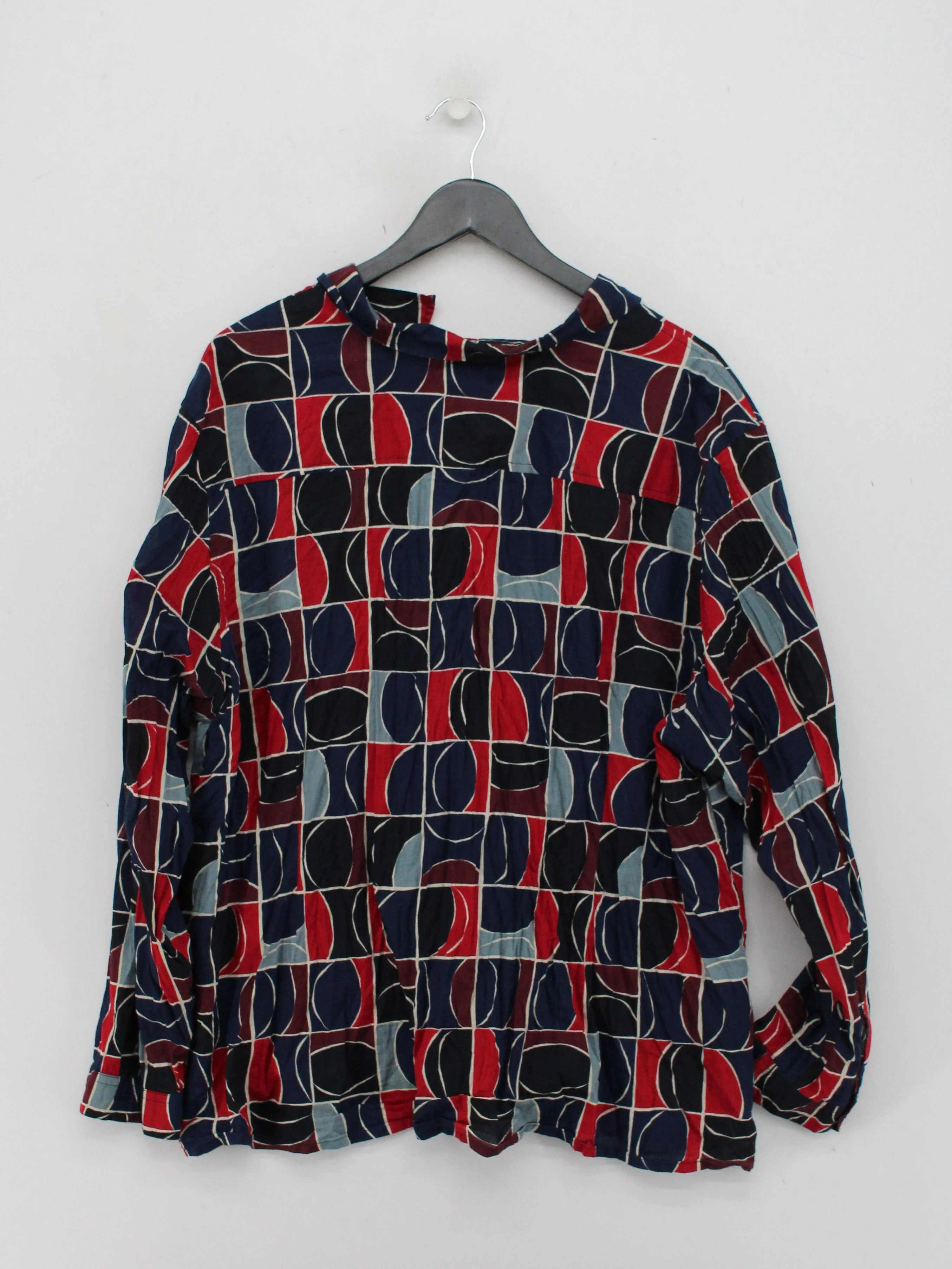 Seasalt Men's Shirt L Multi Geometric 100% Cotton Basic - Image 2