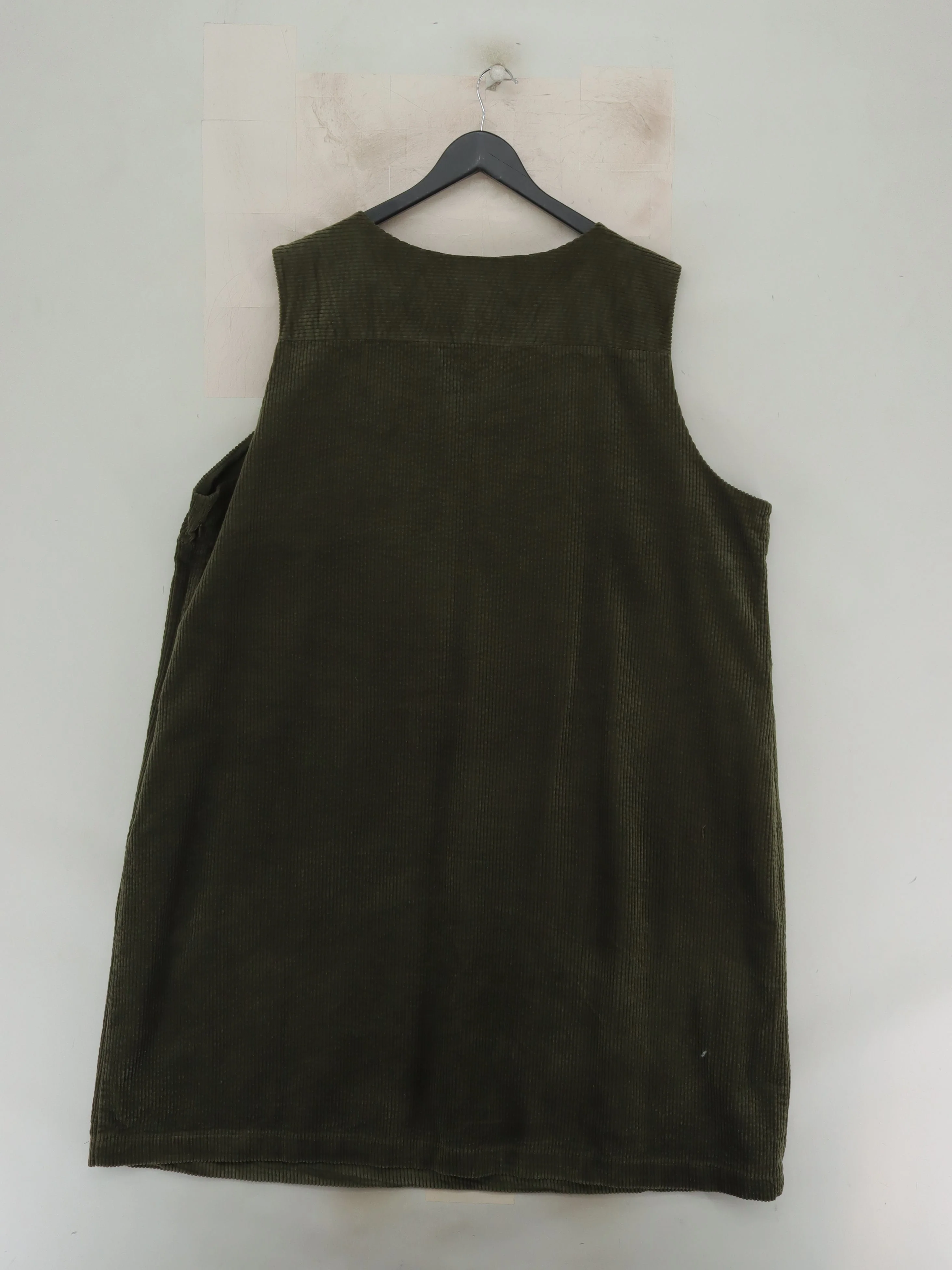 Seasalt Pinafore/Dungaree Mini Dress UK26 in Green - Image 2