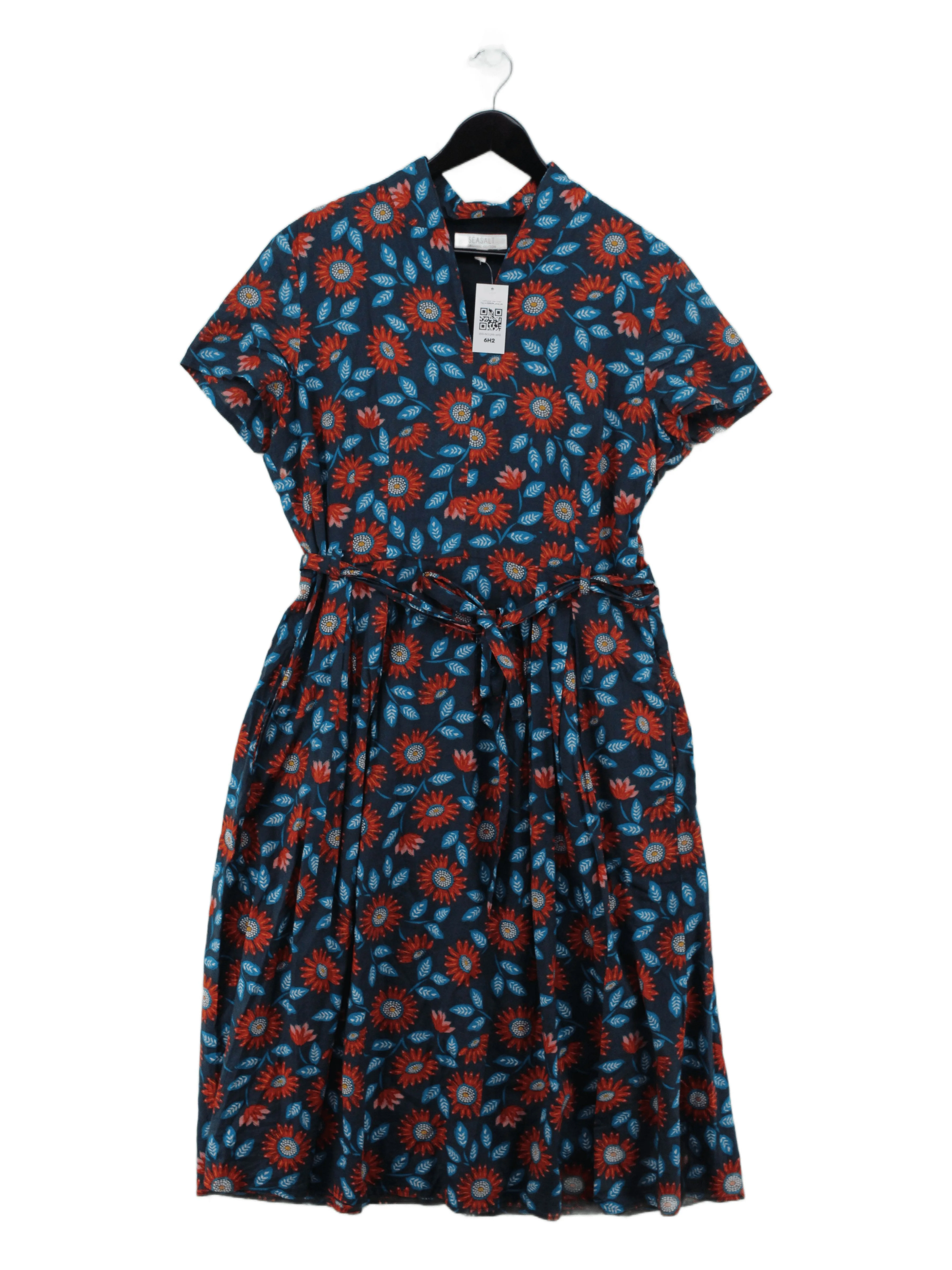Seasalt Shirt Midi Dress UK16 in Multi