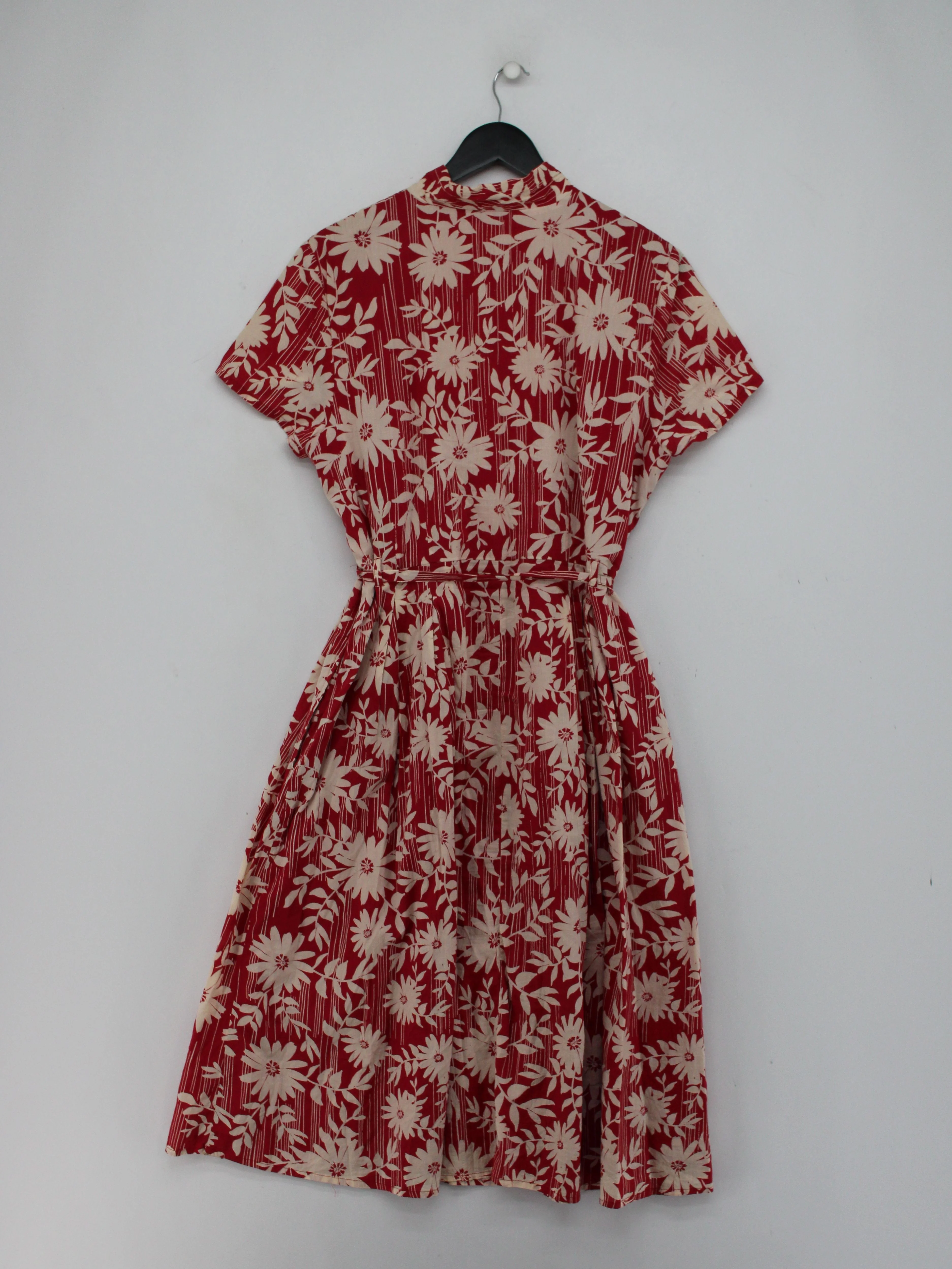 Seasalt Shirt Midi Dress UK16 in Red - Image 2