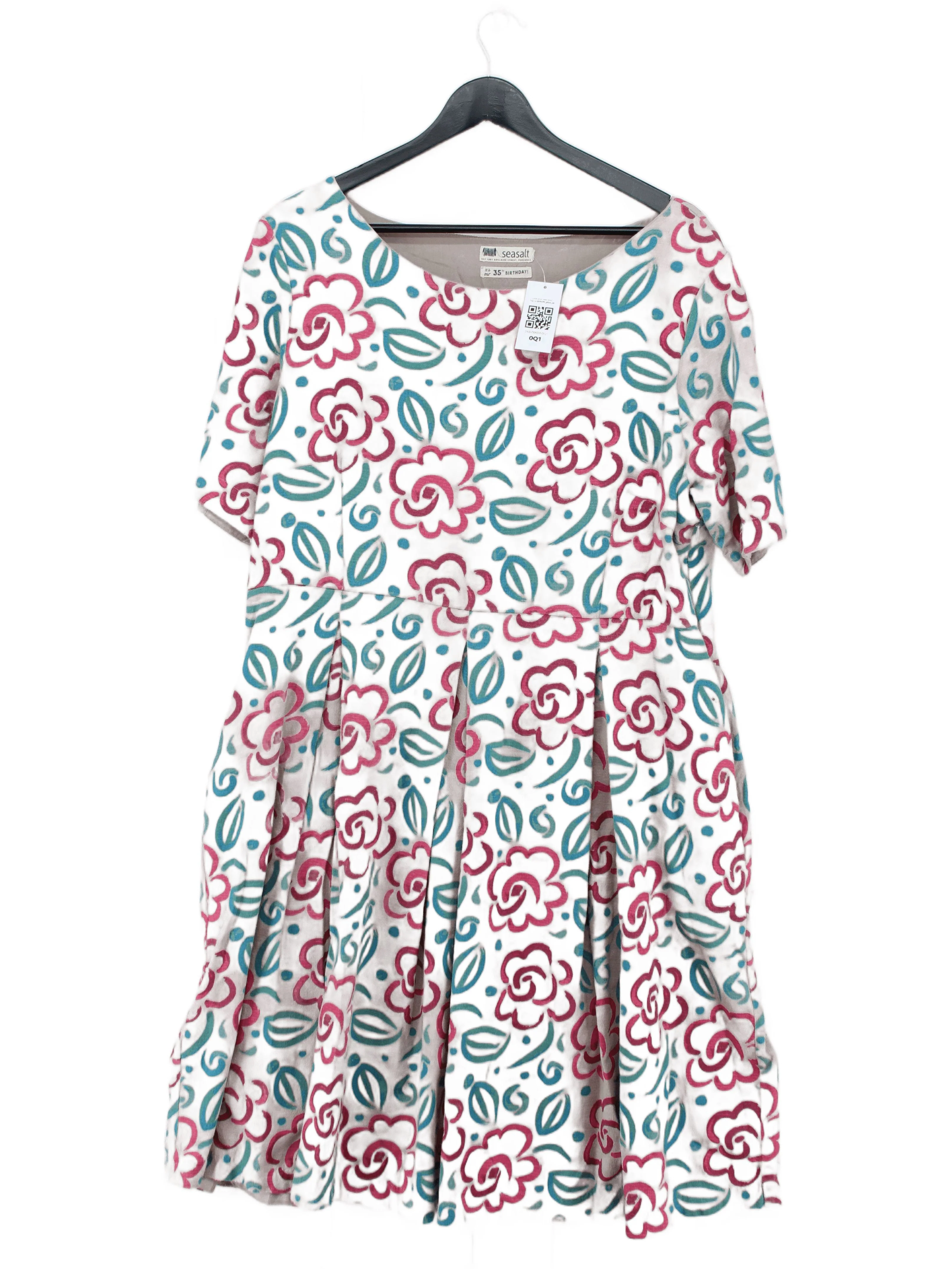 Seasalt Skater Midi Dress UK20 in Multi