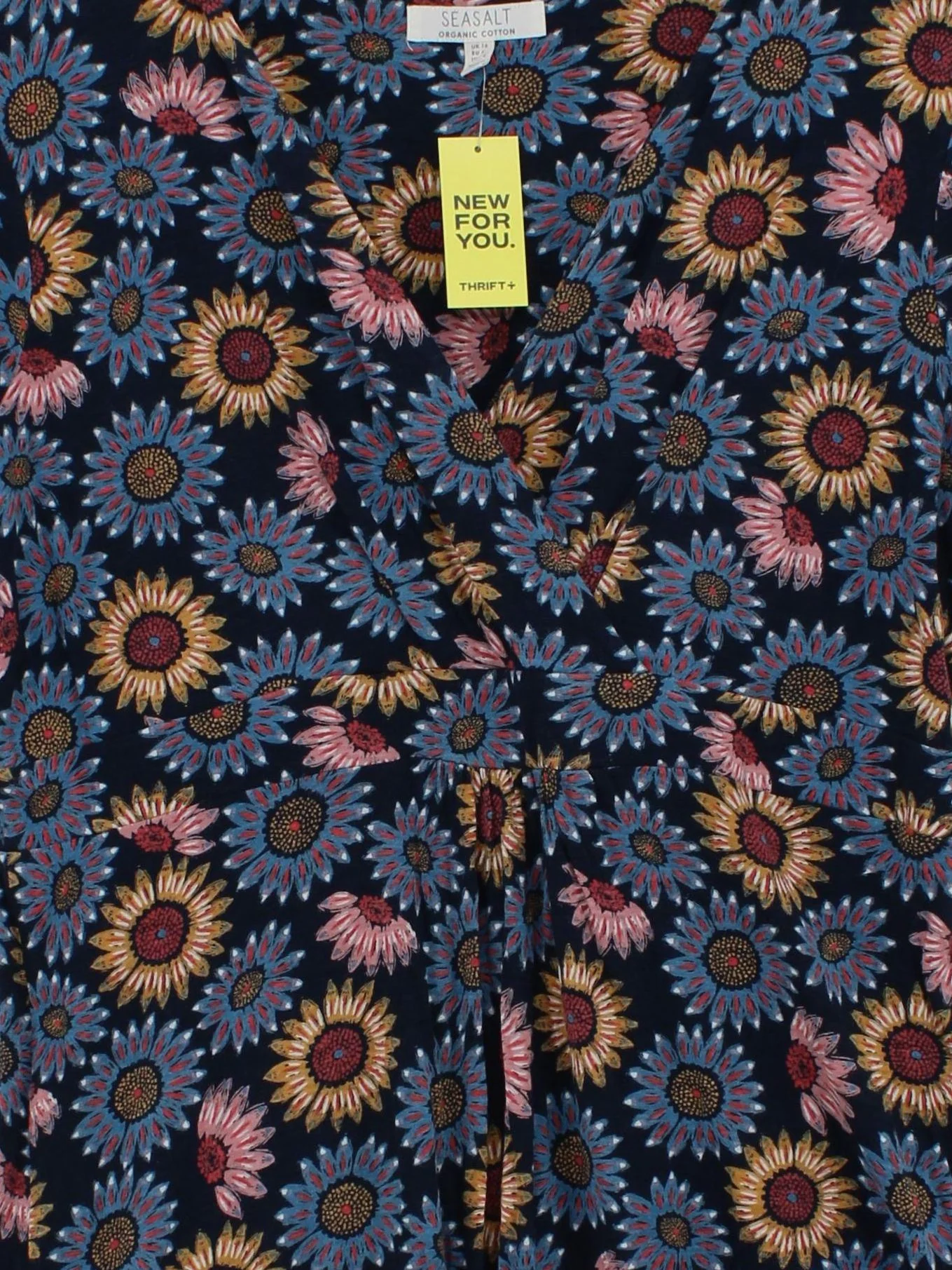 Seasalt T-Shirt Midi Dress UK16 in Multi - Image 3