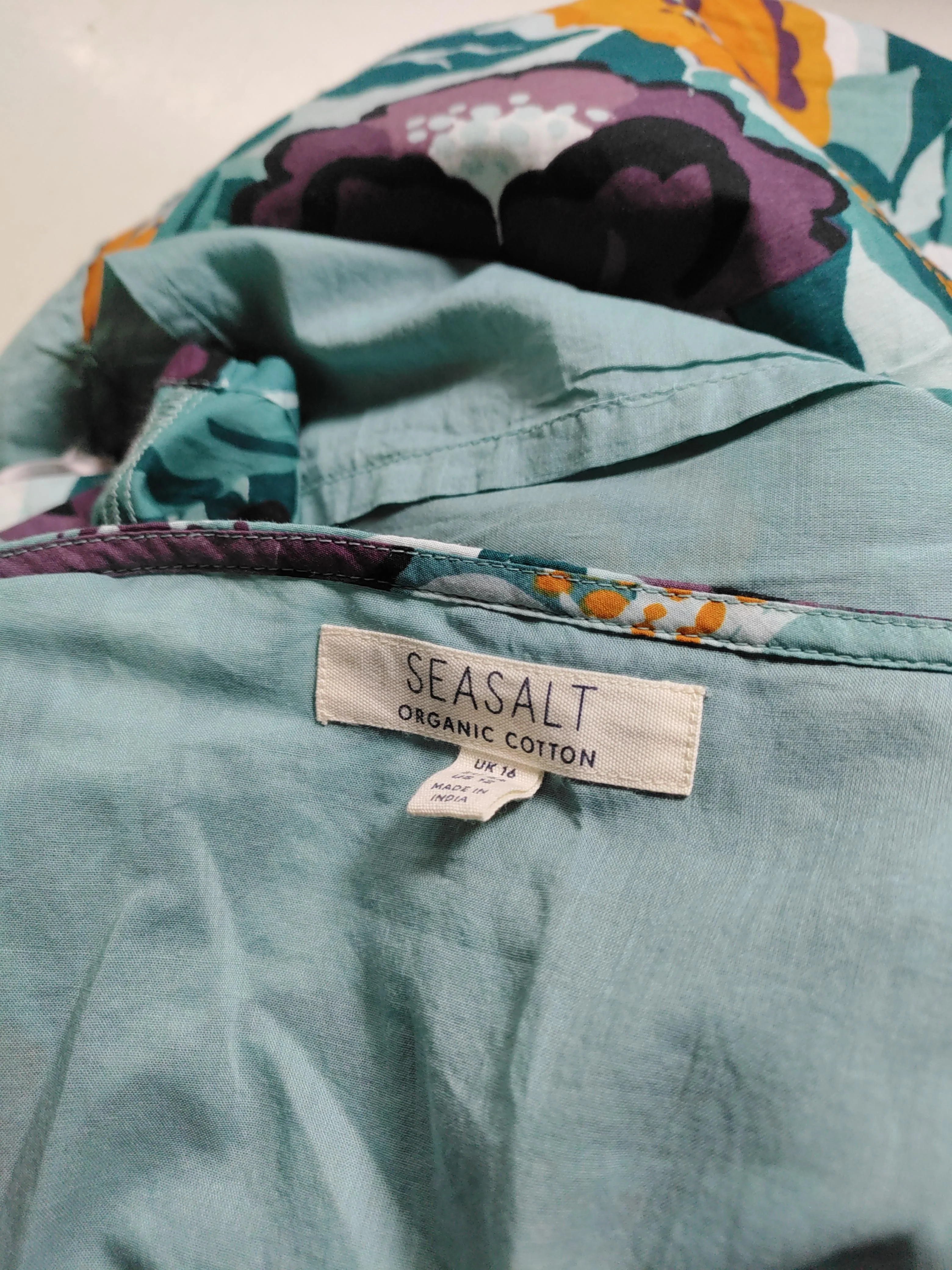 Seasalt T-Shirt Midi Dress UK16 in Multi - Image 5