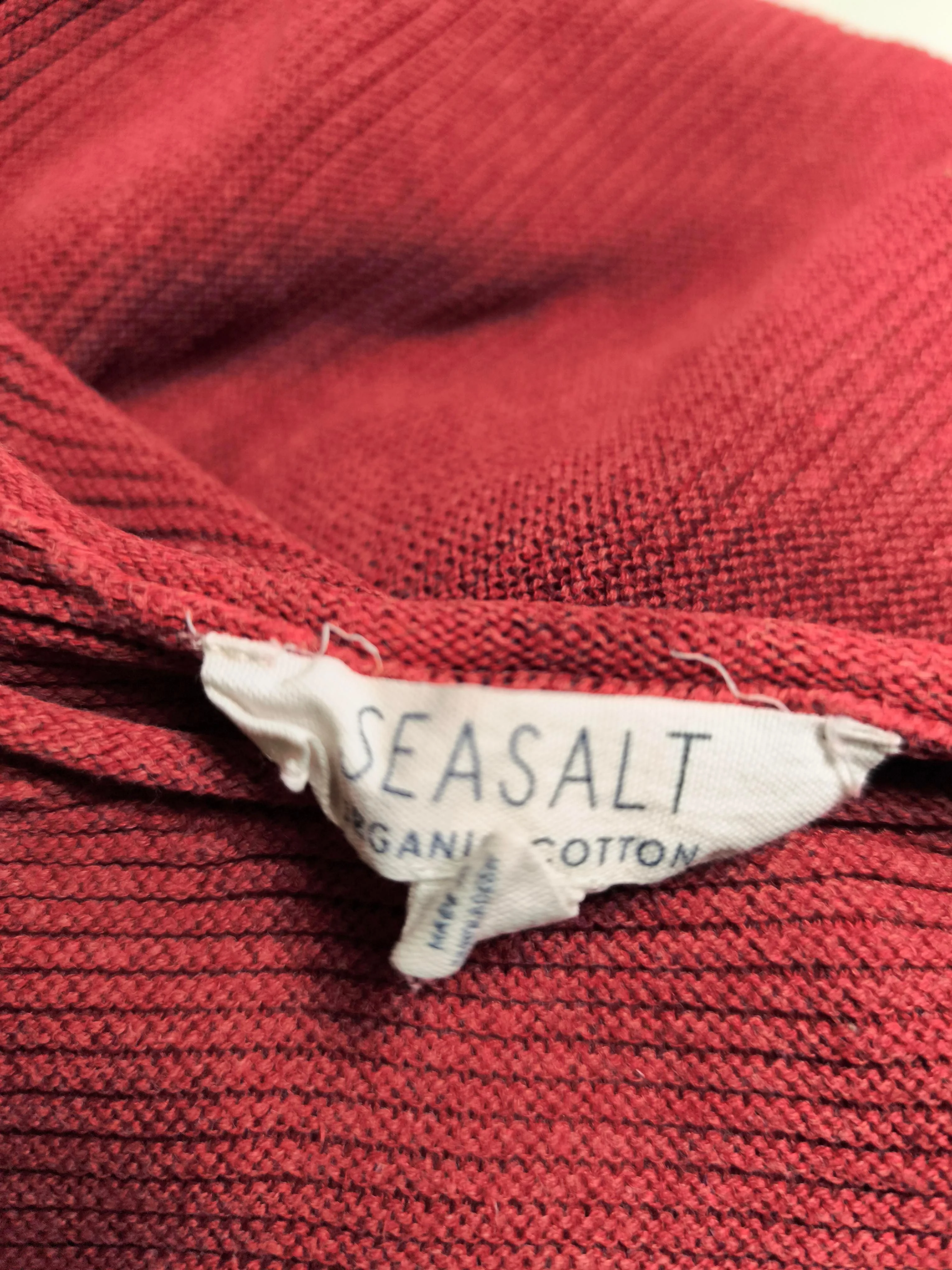 Seasalt Women's Jumper UK 10 Red 100% Cotton Crew Neck Pullover - Image 6