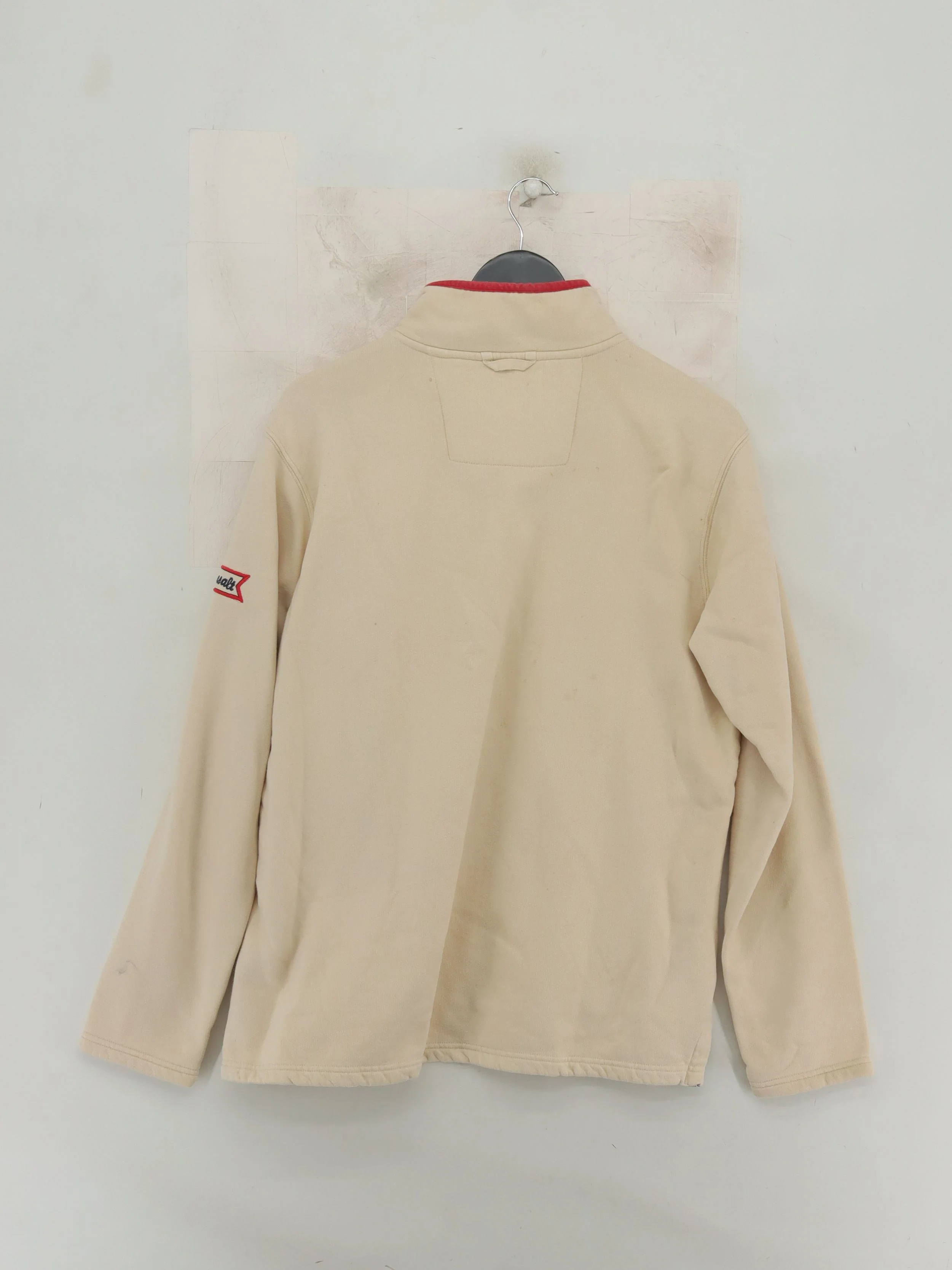 Seasalt Women's Jumper UK 16 Cream 100% Cotton Mock Neck Pullover - Image 2