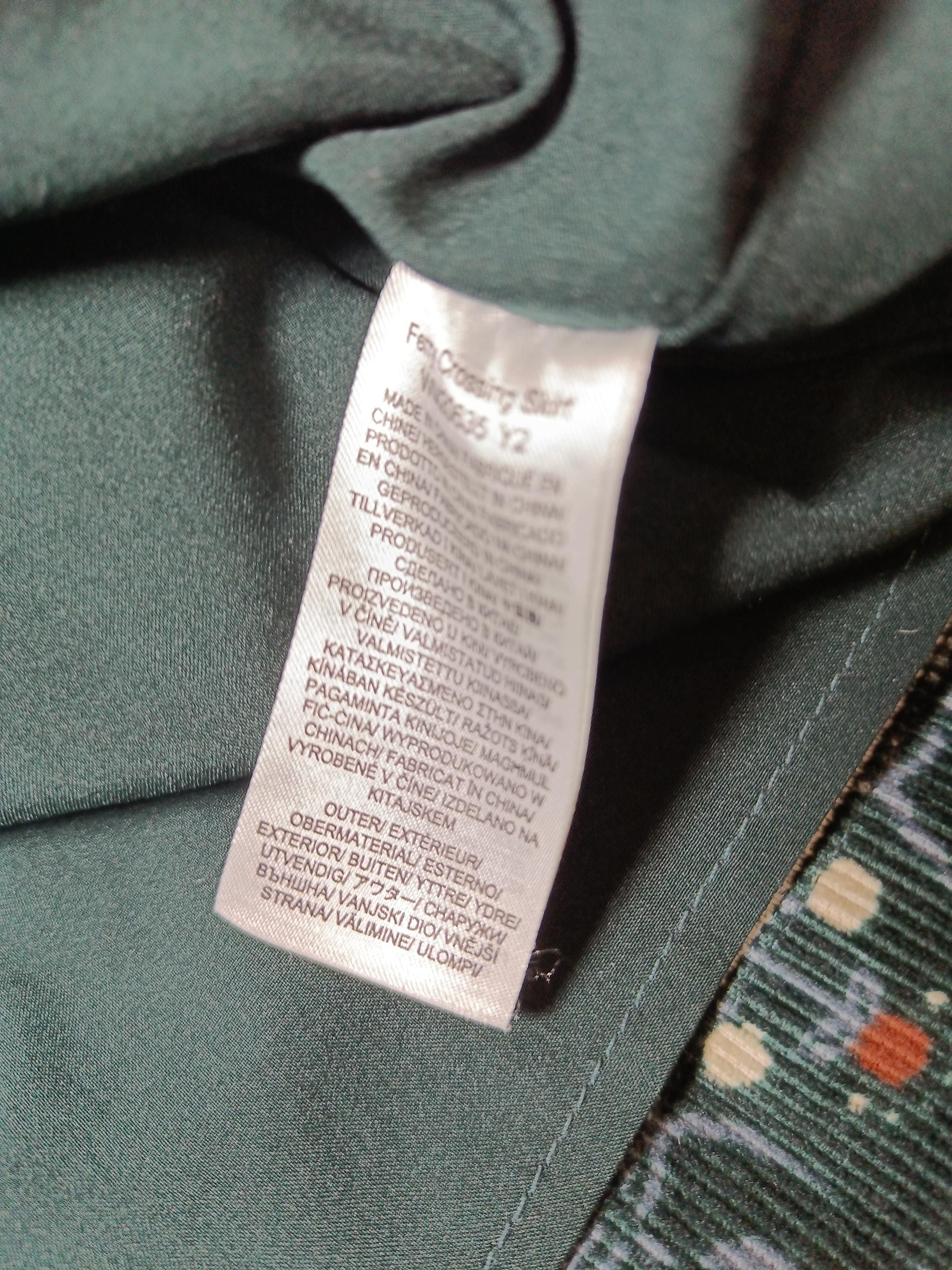 Seasalt Women's Mini Skirt L Green Geometric 100% Cotton Short Mini - Image 6