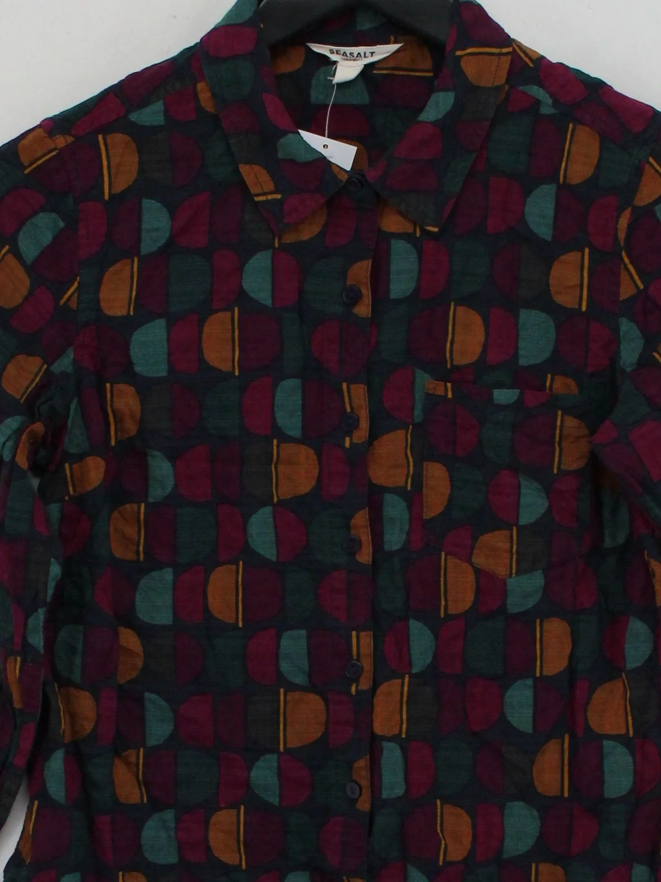 Seasalt Women's Shirt UK 10 Multi 100% Viscose Basic - Image 3