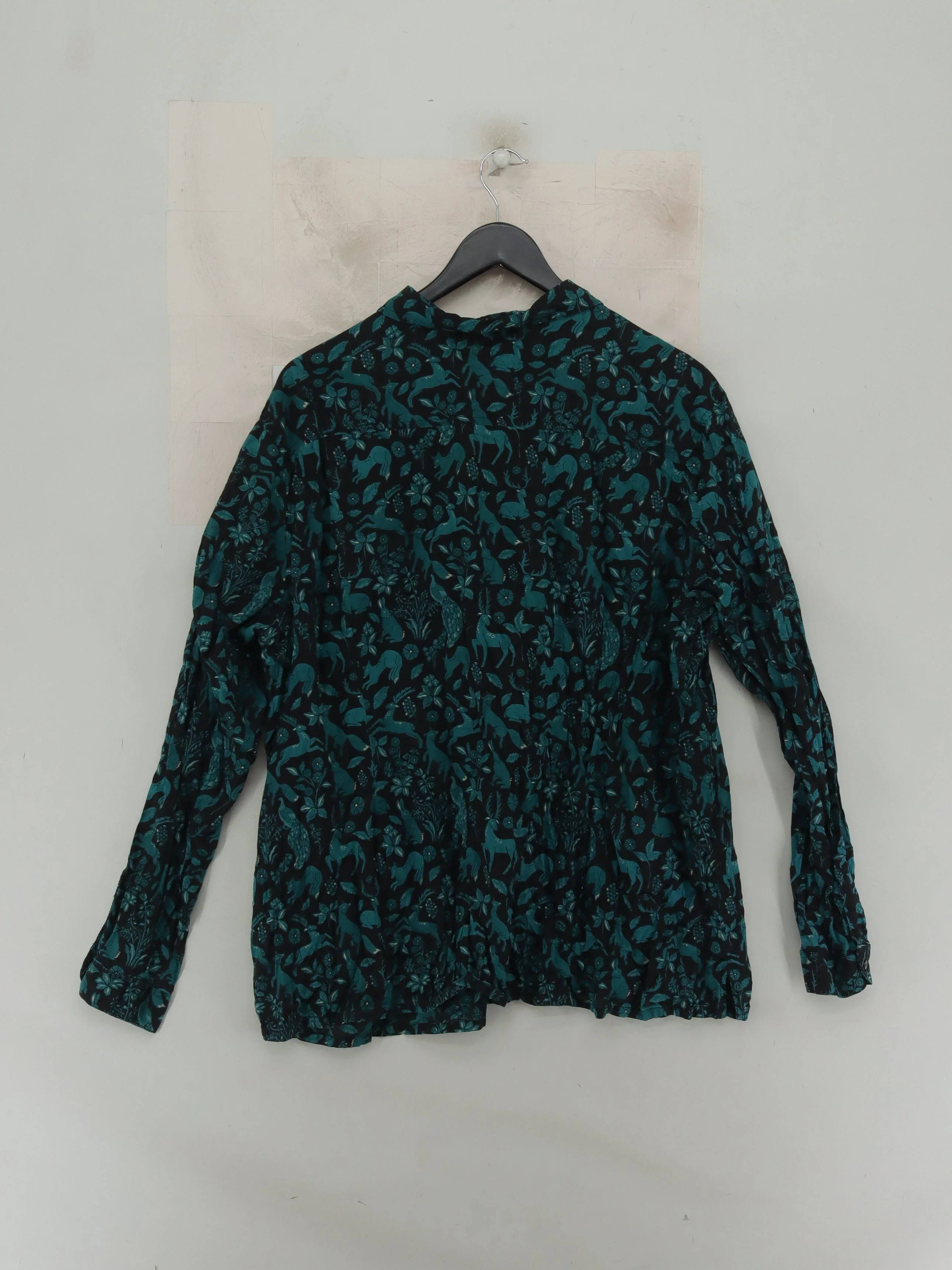 Seasalt Women's Shirt UK 24 Multi 100% Cotton Long Sleeve Collared Basic - Image 2