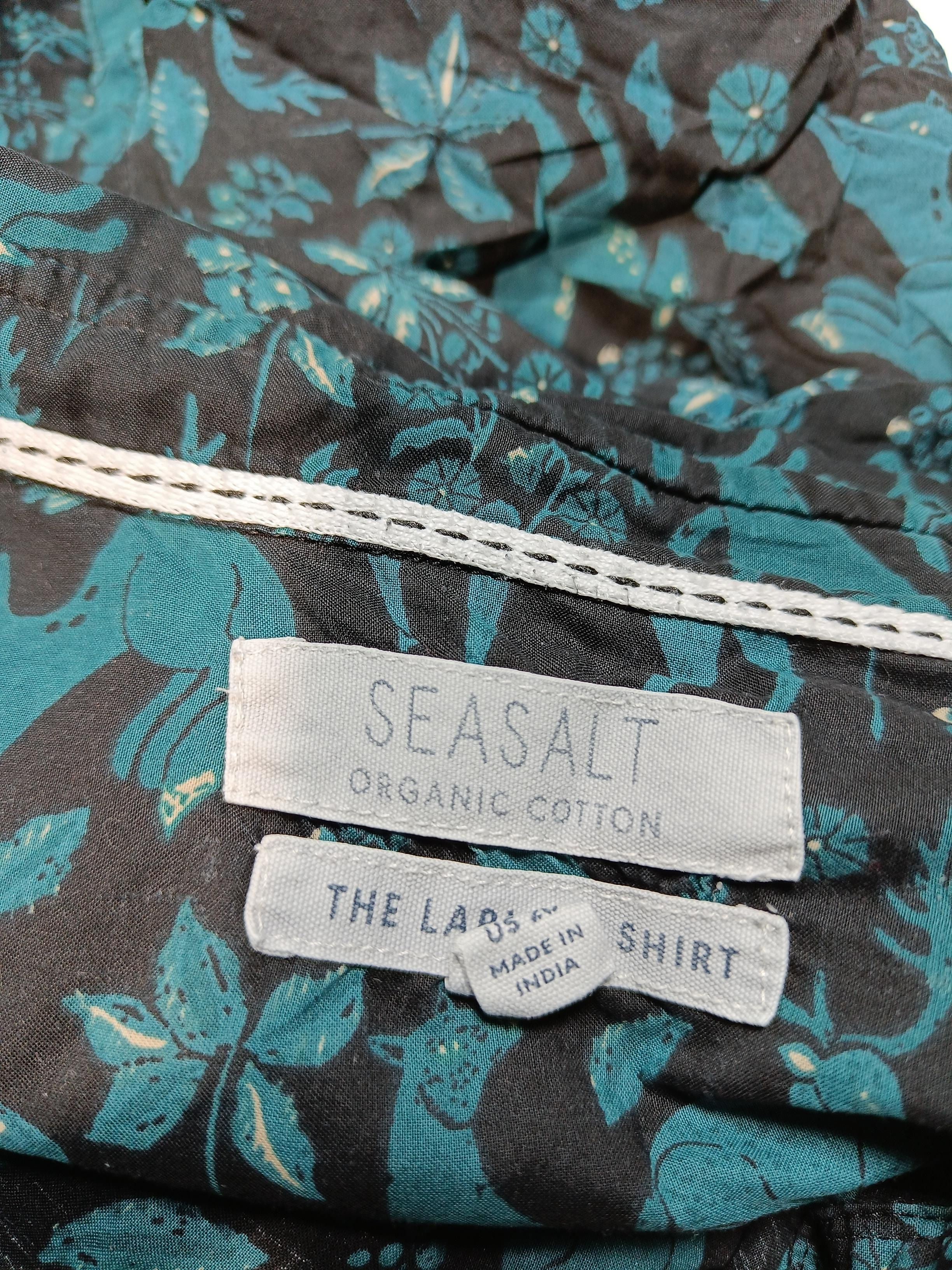 Seasalt Women's Shirt UK 24 Multi 100% Cotton Long Sleeve Collared Basic - Image 5