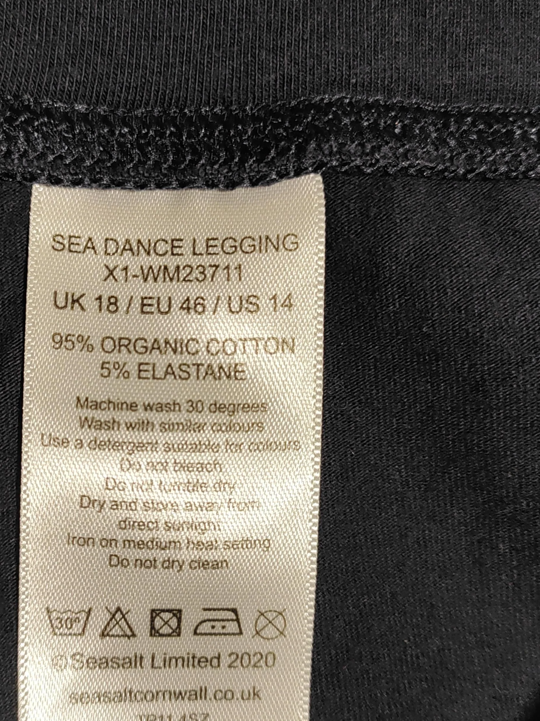 Seasalt Women's Sports Bottoms UK 18 Blue Cotton with Elastane Sweatpants - Image 7