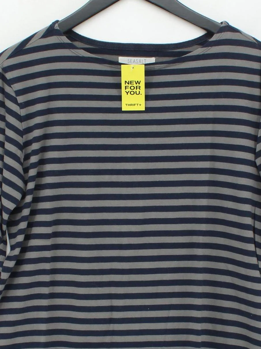 Seasalt Women's T-Shirt L Multi 100% Cotton Basic - Image 3