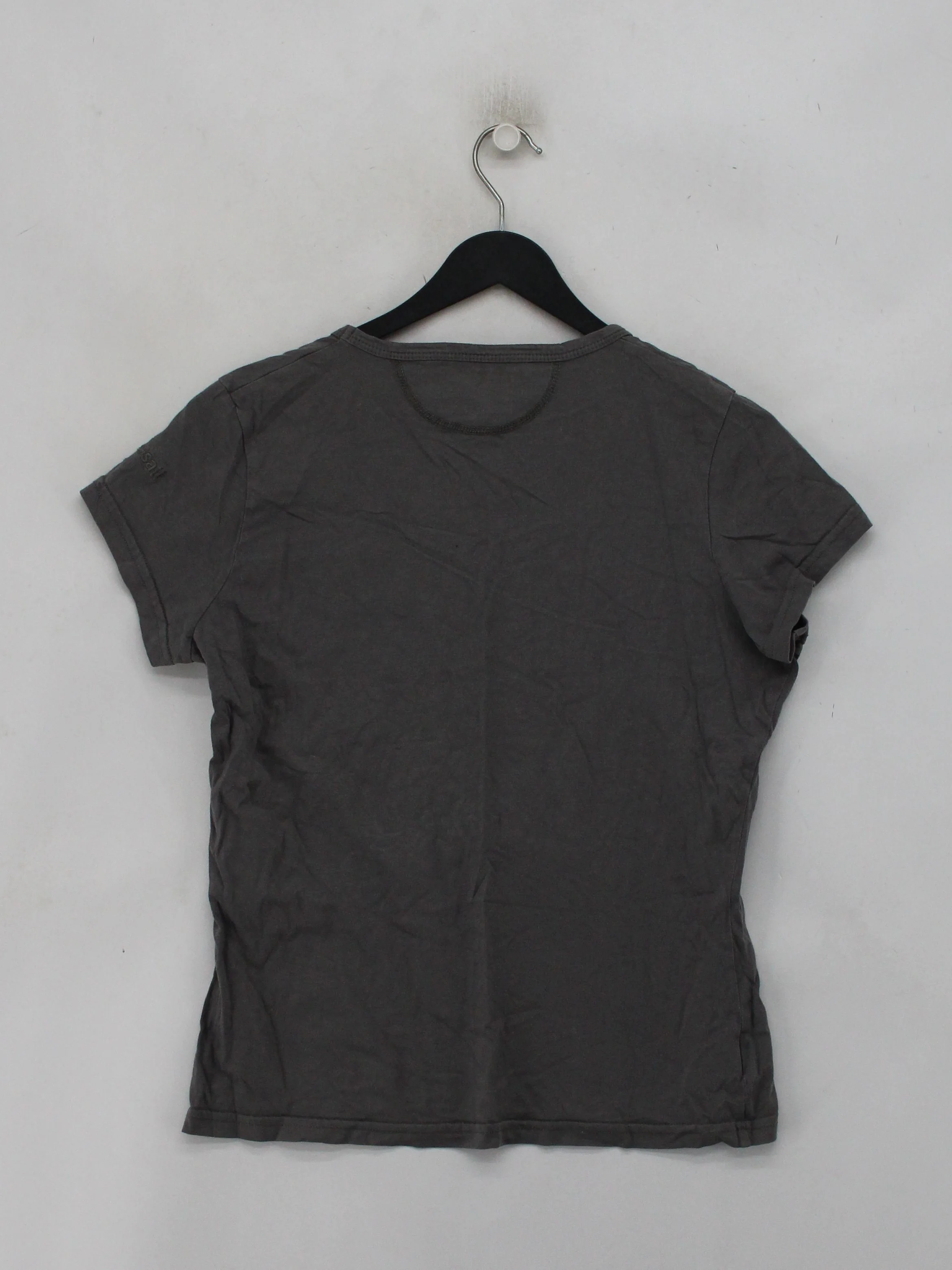 Seasalt Women's T-Shirt M Grey 100% Cotton Short Sleeve Round Neck Basic - Image 2