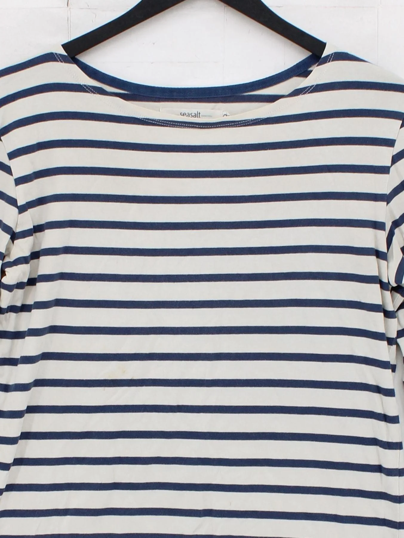 Seasalt Women's T-Shirt UK 10 Blue 100% Cotton Basic - Image 3