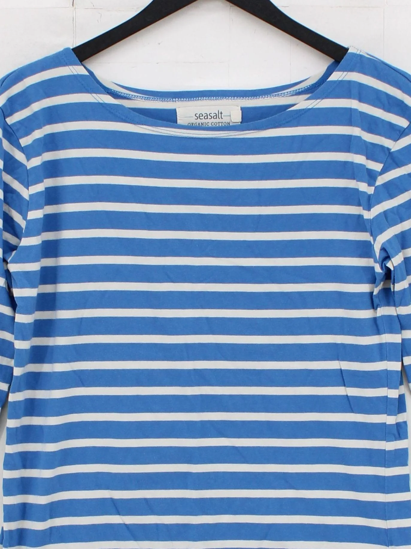 Seasalt Women's T-Shirt UK 10 Blue 100% Cotton Basic - Image 3