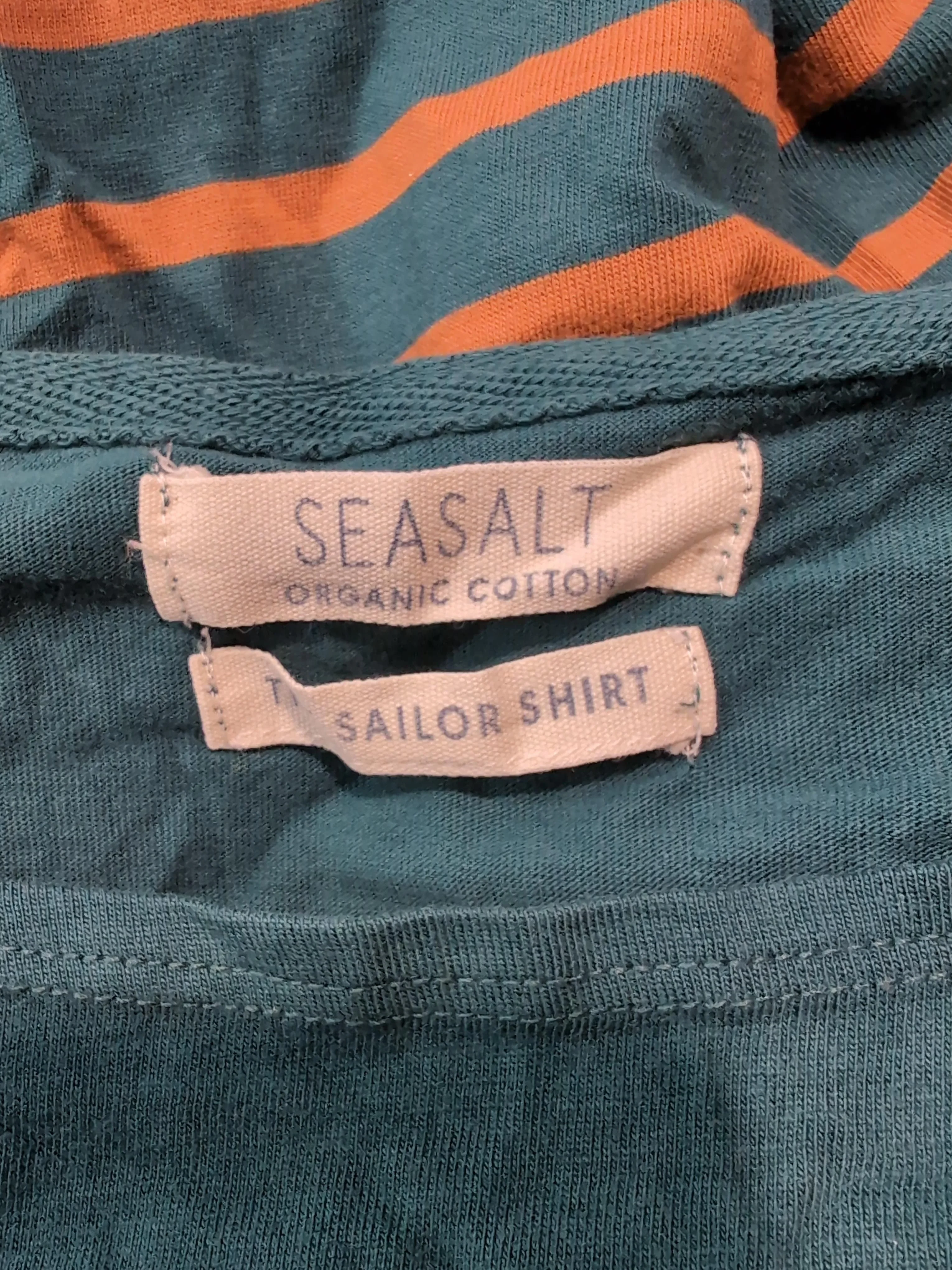 Seasalt Women's T-Shirt UK 10 Green 100% Cotton Basic - Image 5