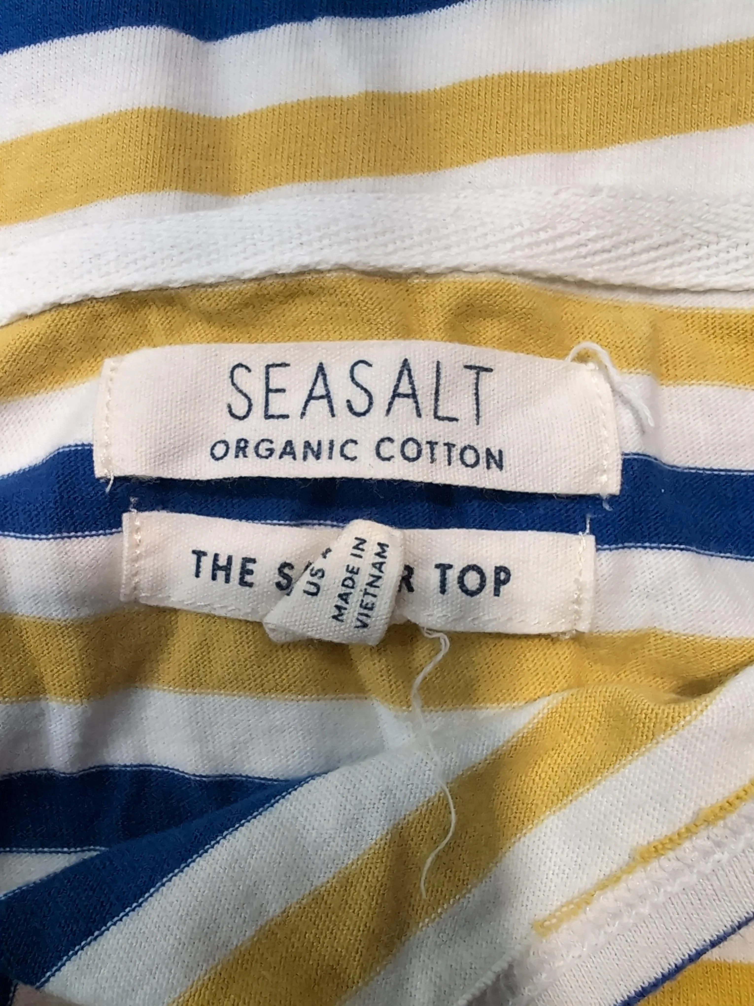 Seasalt Women's T-Shirt UK 8 Multi 100% Cotton Basic - Image 5