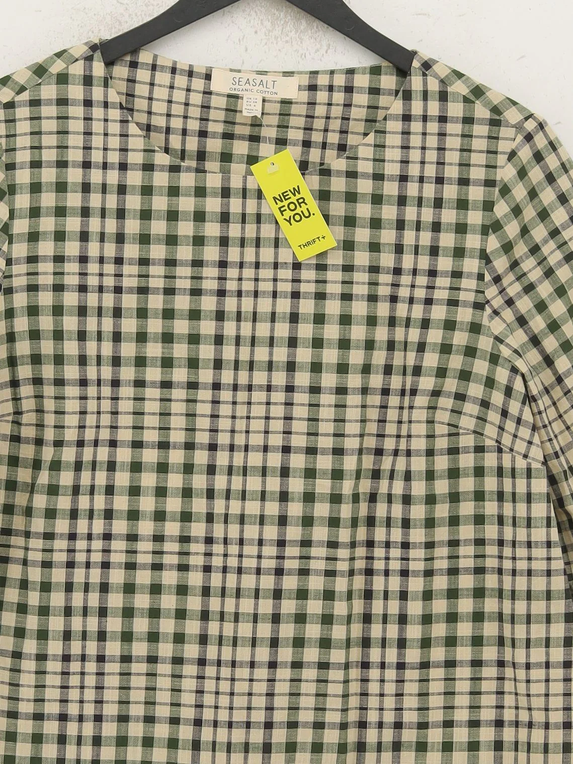 Seasalt Women's Top UK 10 Green 100% Cotton Basic - Image 3
