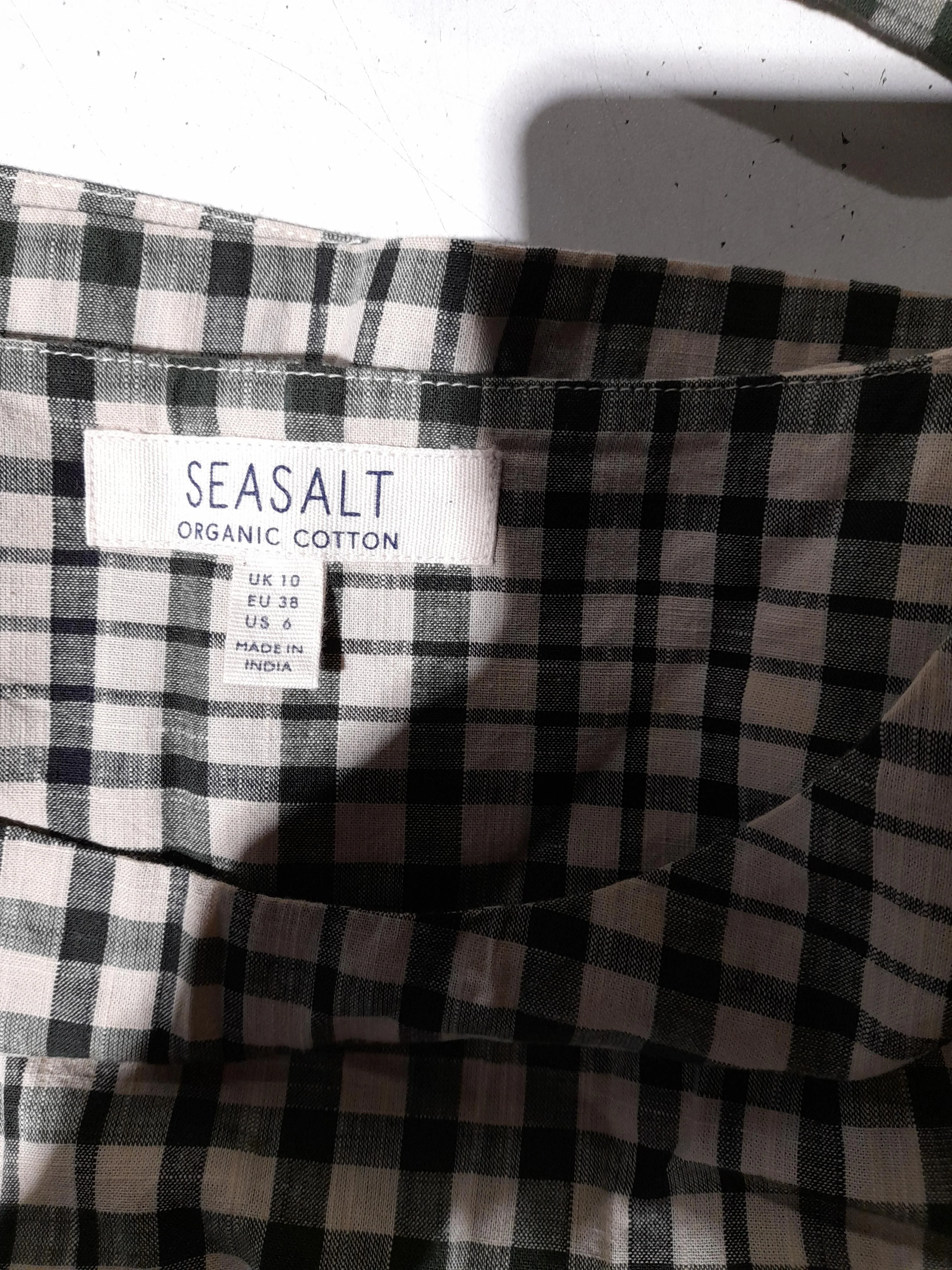 Seasalt Women's Top UK 10 Green 100% Cotton Basic - Image 5