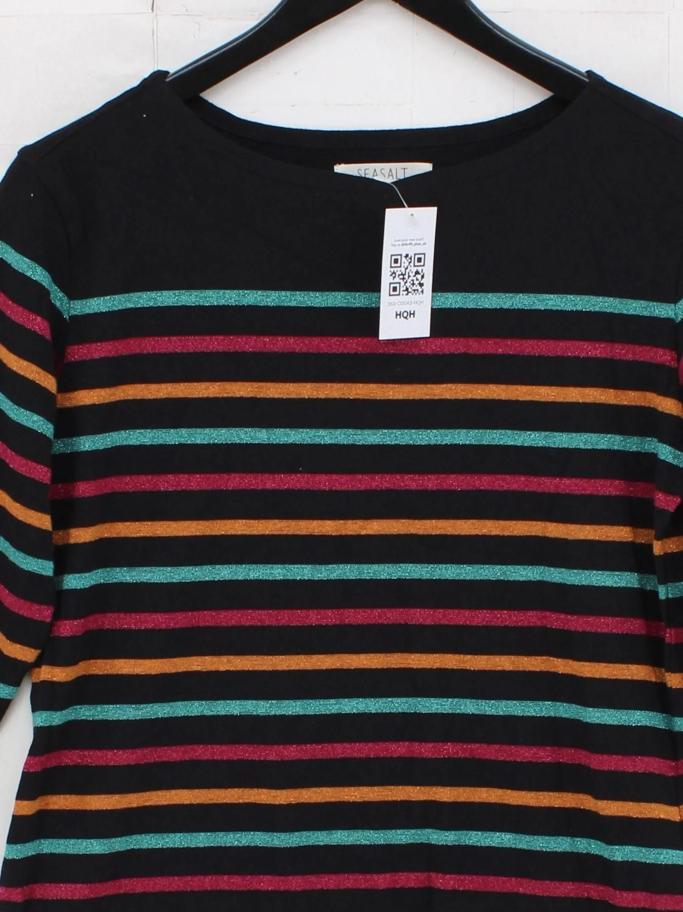 Seasalt Women's Top UK 10 Multi Cotton with Polyester, Other Basic - Image 3