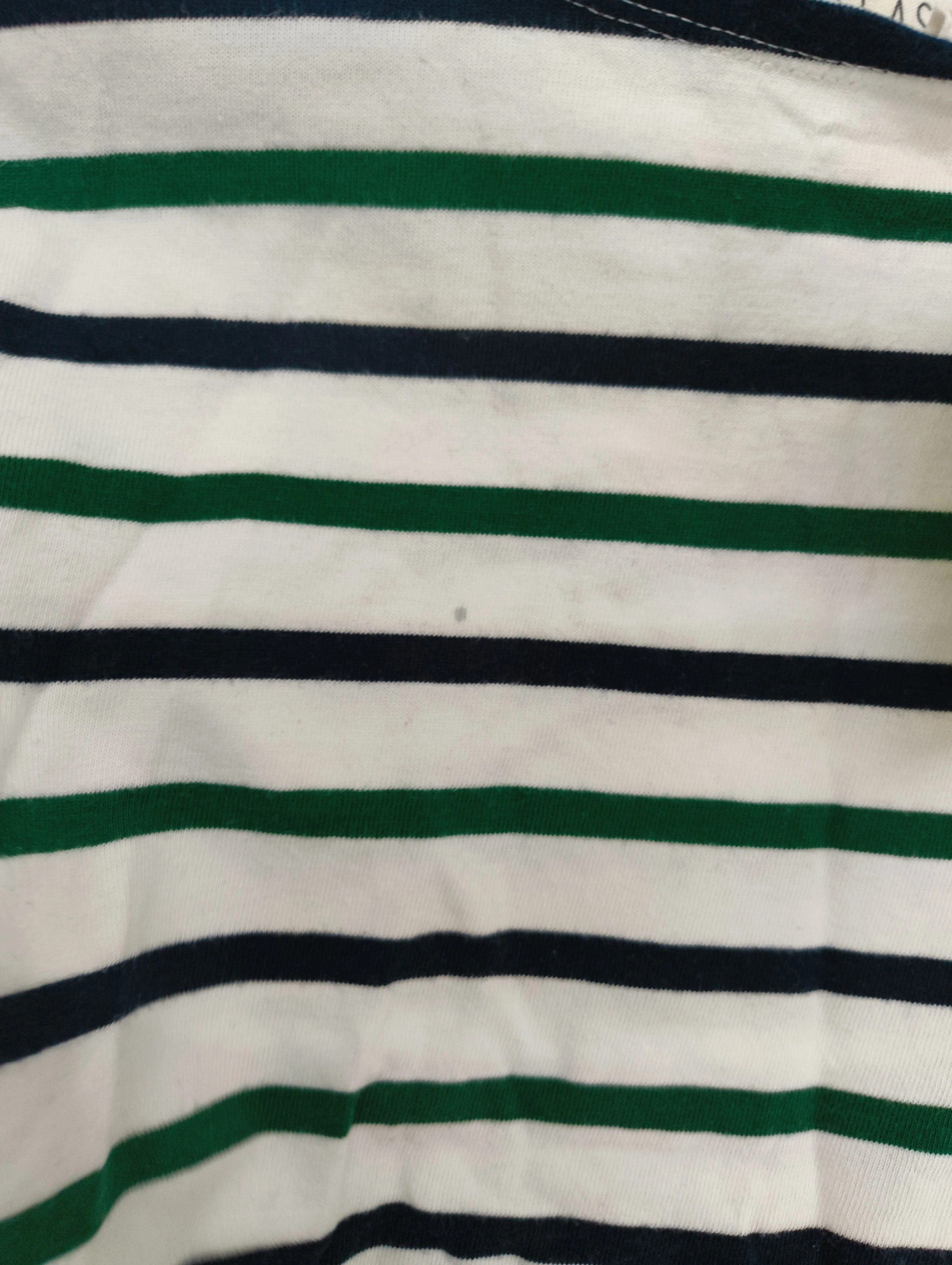 Seasalt Women's Top UK 10 Multi Striped 100% Cotton Long Sleeve Round Neck Basic - Image 5