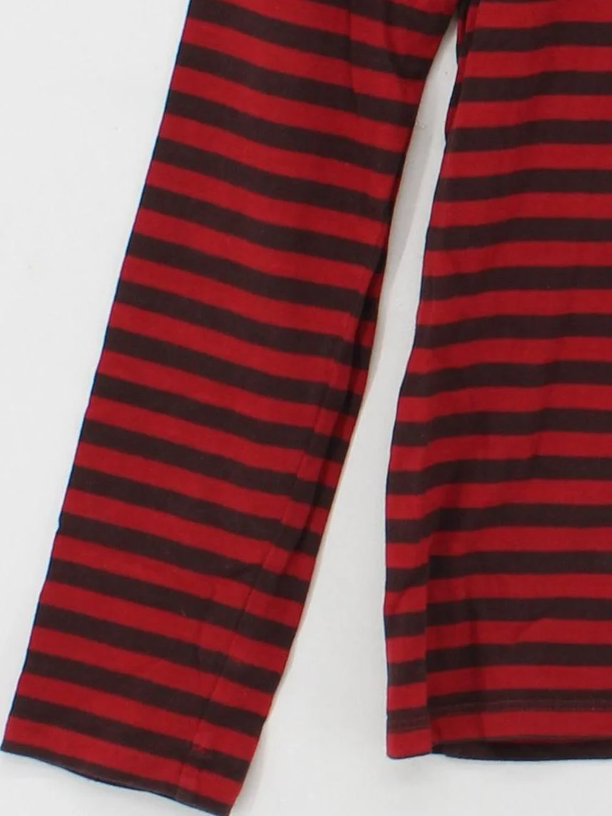 Seasalt Women's Top UK 10 Red Striped 100% Cotton Long Sleeve Round Neck Basic - Image 4