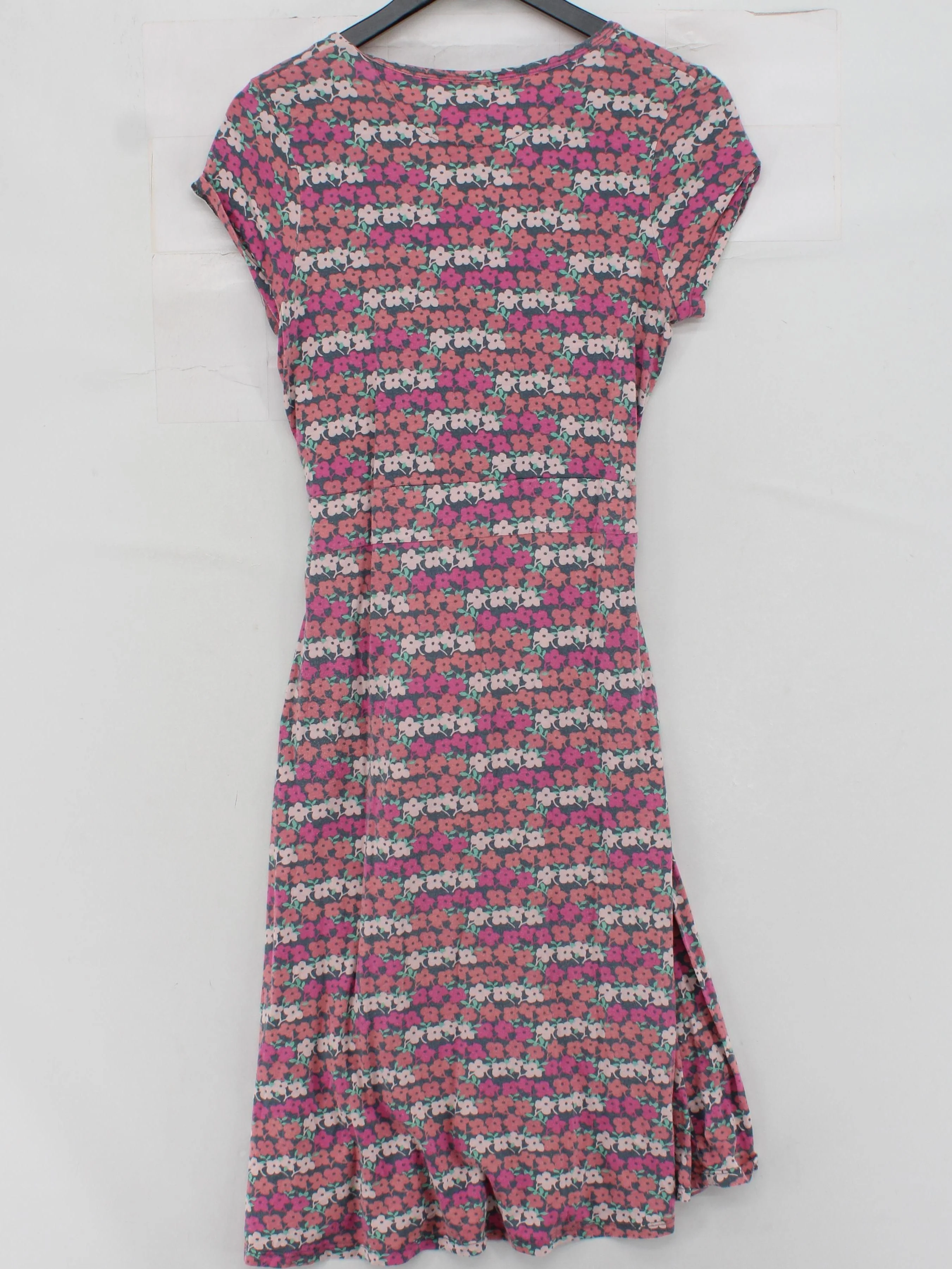 Seasalt Wrap Midi Dress UK14 in Pink - Image 2
