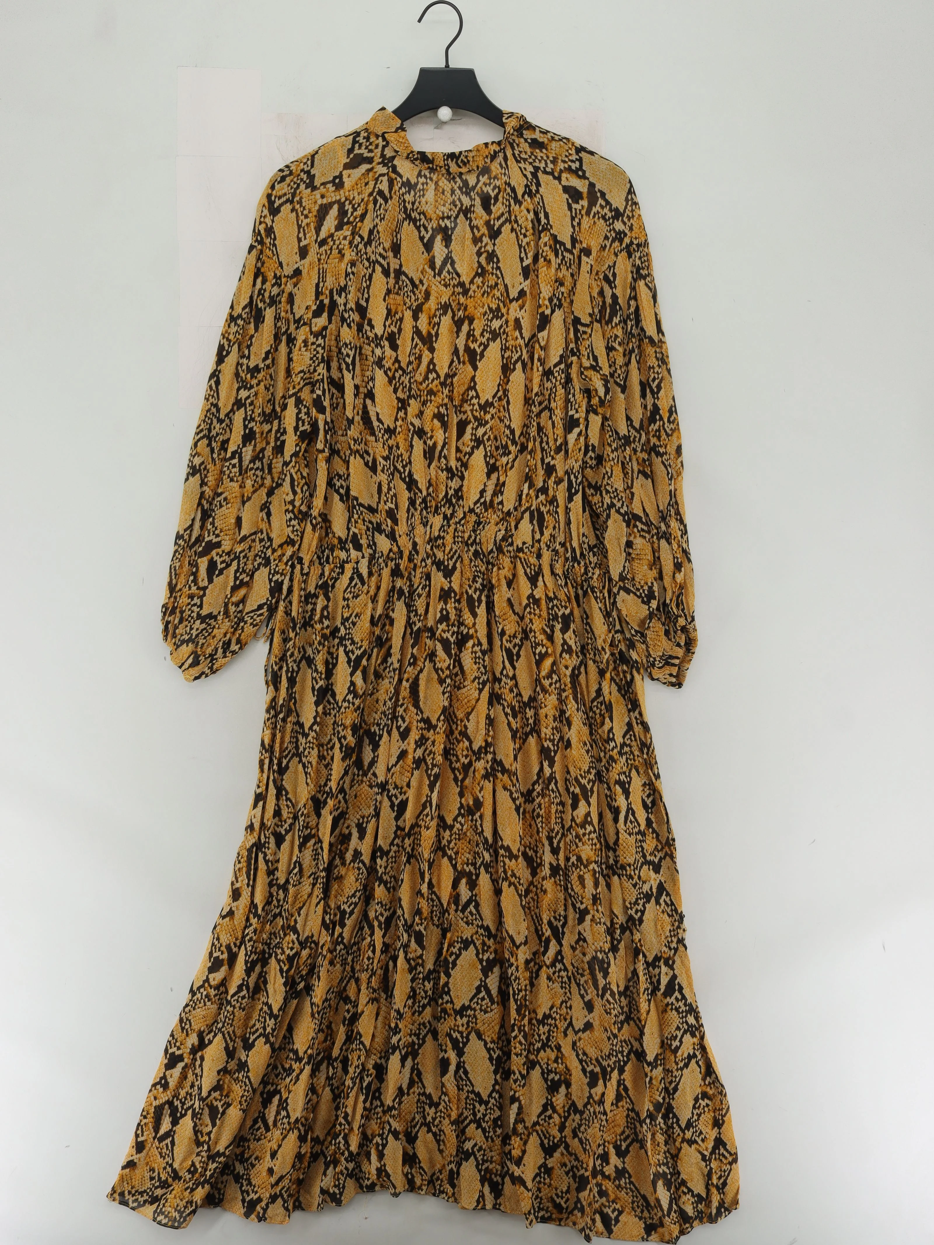 Second Female Shirt Midi Dress M in Yellow - Image 2