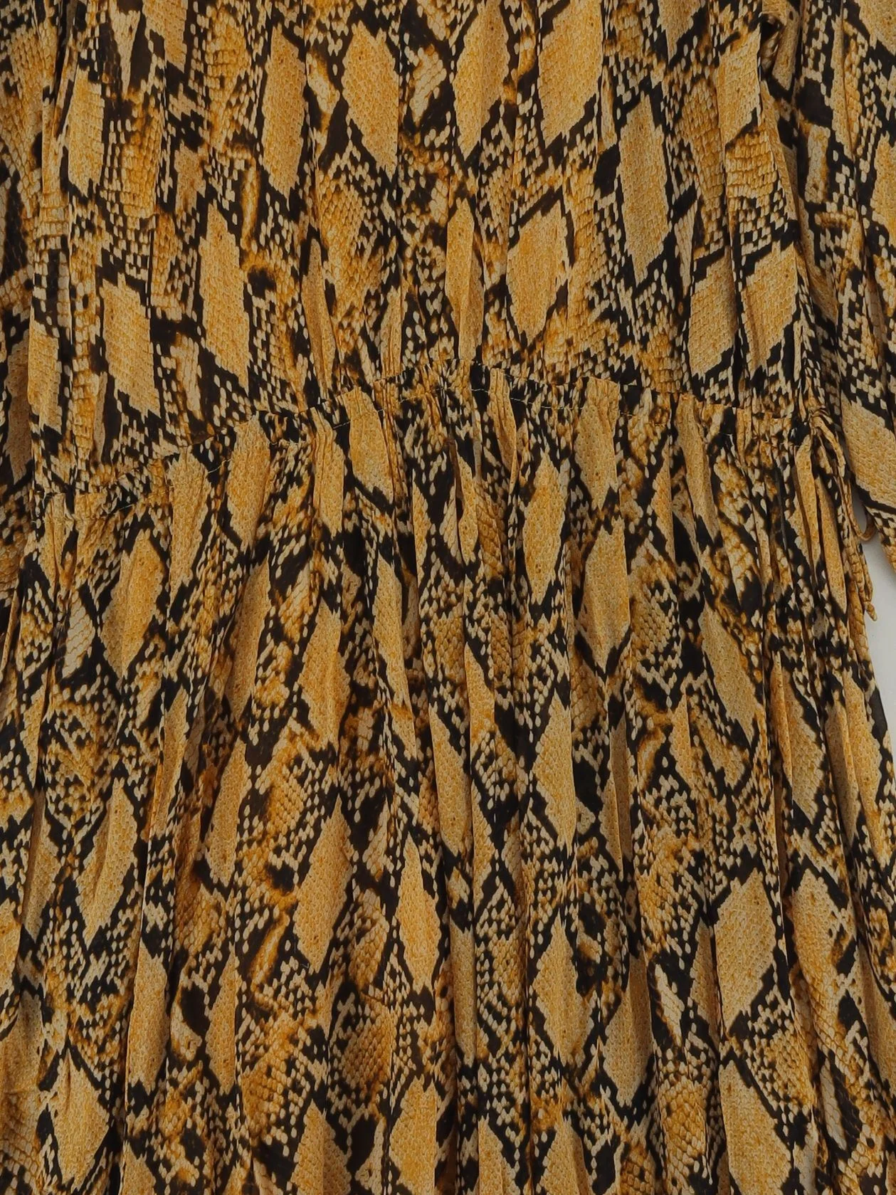Second Female Shirt Midi Dress M in Yellow - Image 3