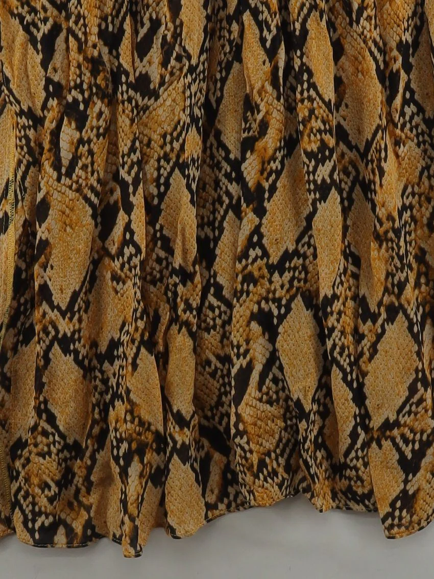 Second Female Shirt Midi Dress M in Yellow - Image 4