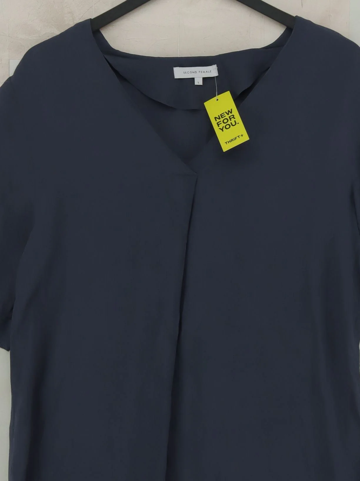 Second Female T-Shirt Mini Dress L in Blue - Image 3