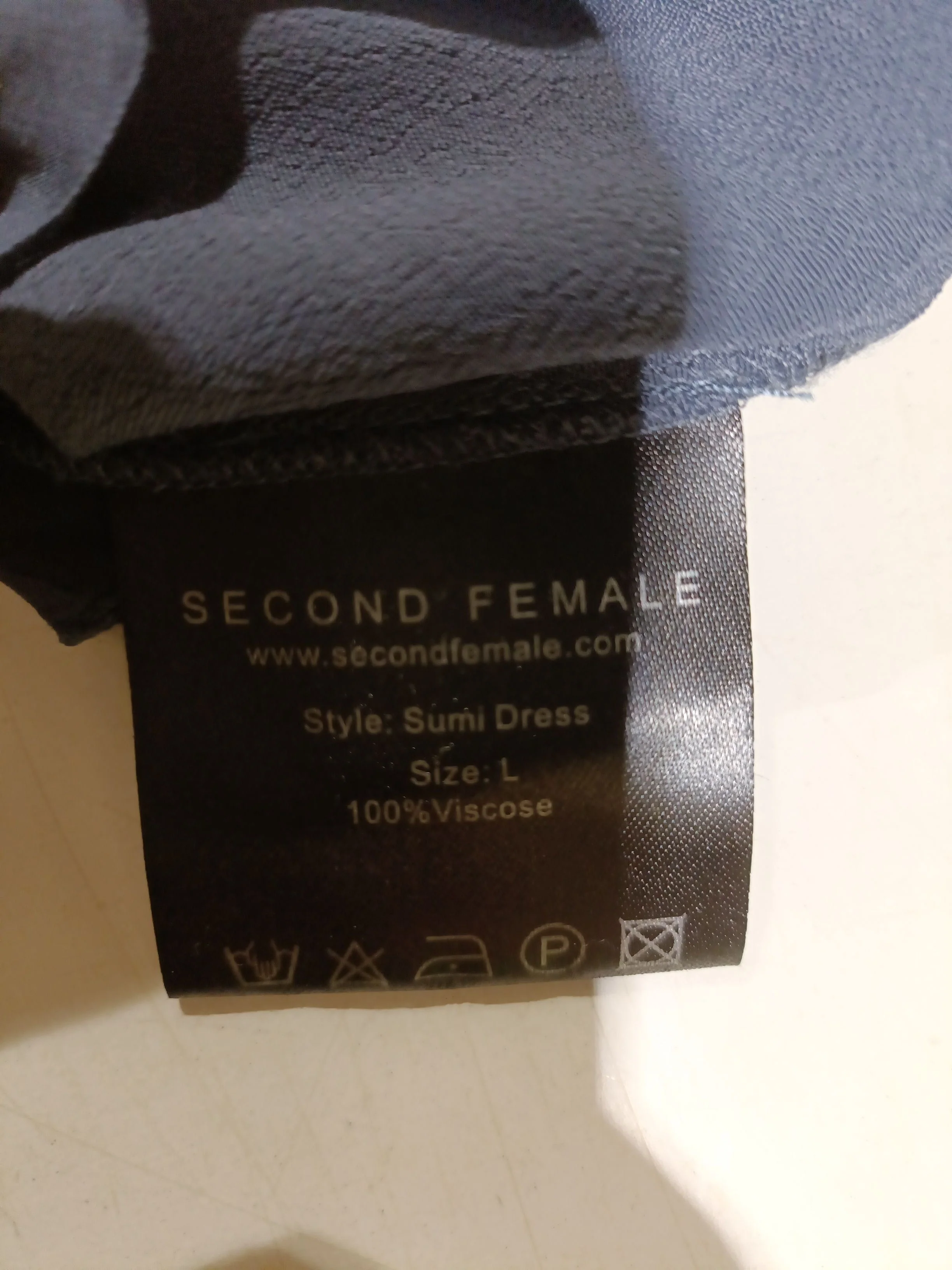 Second Female T-Shirt Mini Dress L in Blue - Image 6