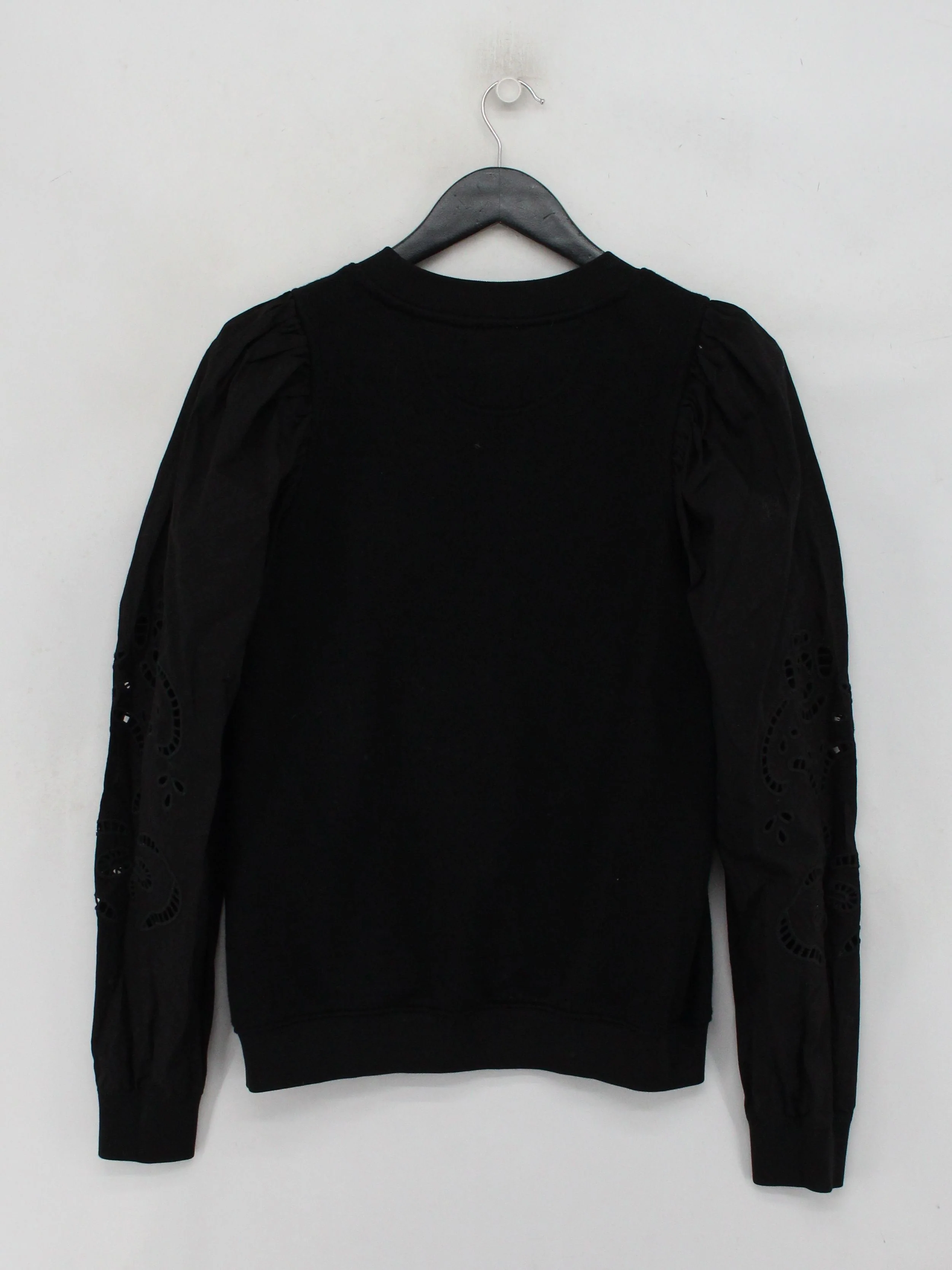Second Female Women's Jumper M Black Cotton with Polyester, Viscose Pullover - Image 2