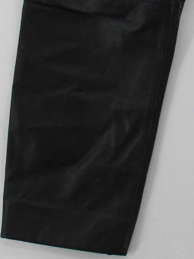 Second Female Women's Sports Bottoms M Black Leather with Polyester Sweatpants - Image 4